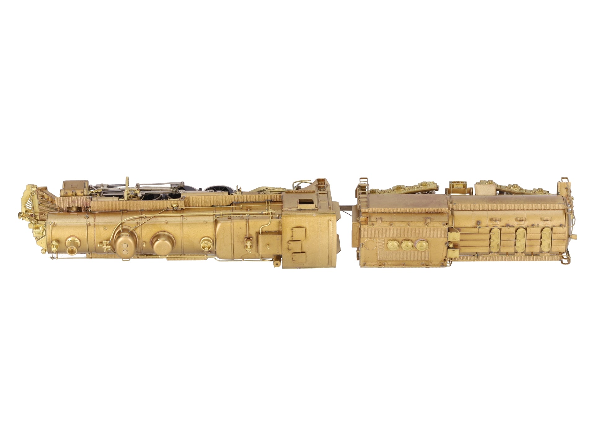 Van Hobbies HO BRASS CNR 2-8-2 S-2a Steam Locomotive & Tender - Unpainted EX/Box