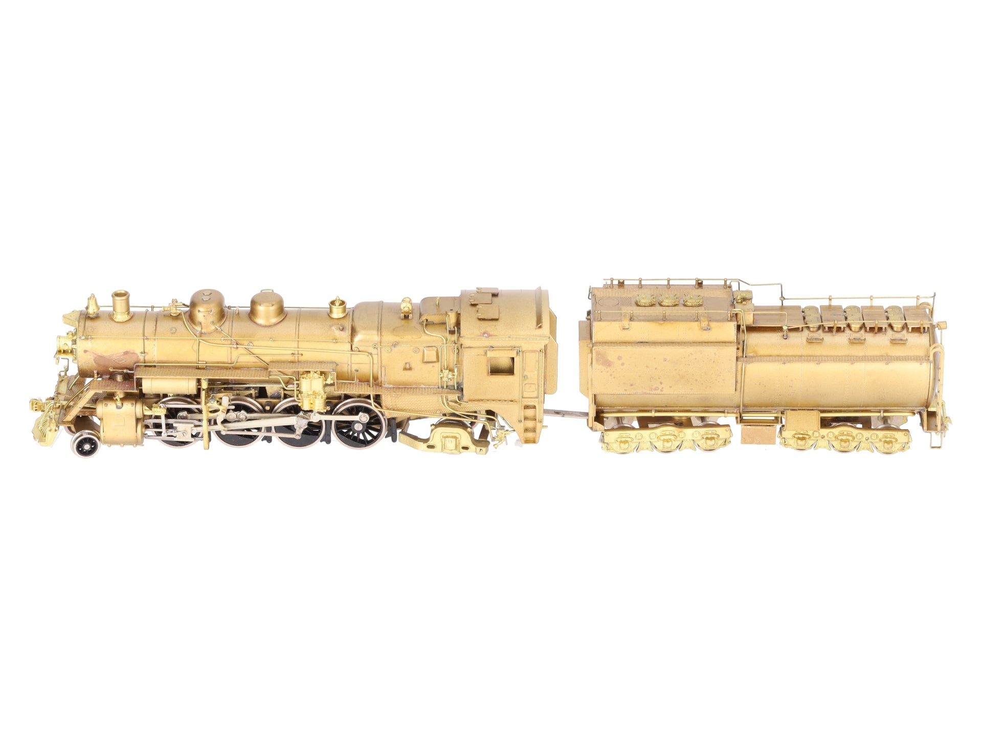 Van Hobbies HO BRASS CNR 2-8-2 S-2a Steam Locomotive & Tender - Unpainted EX/Box
