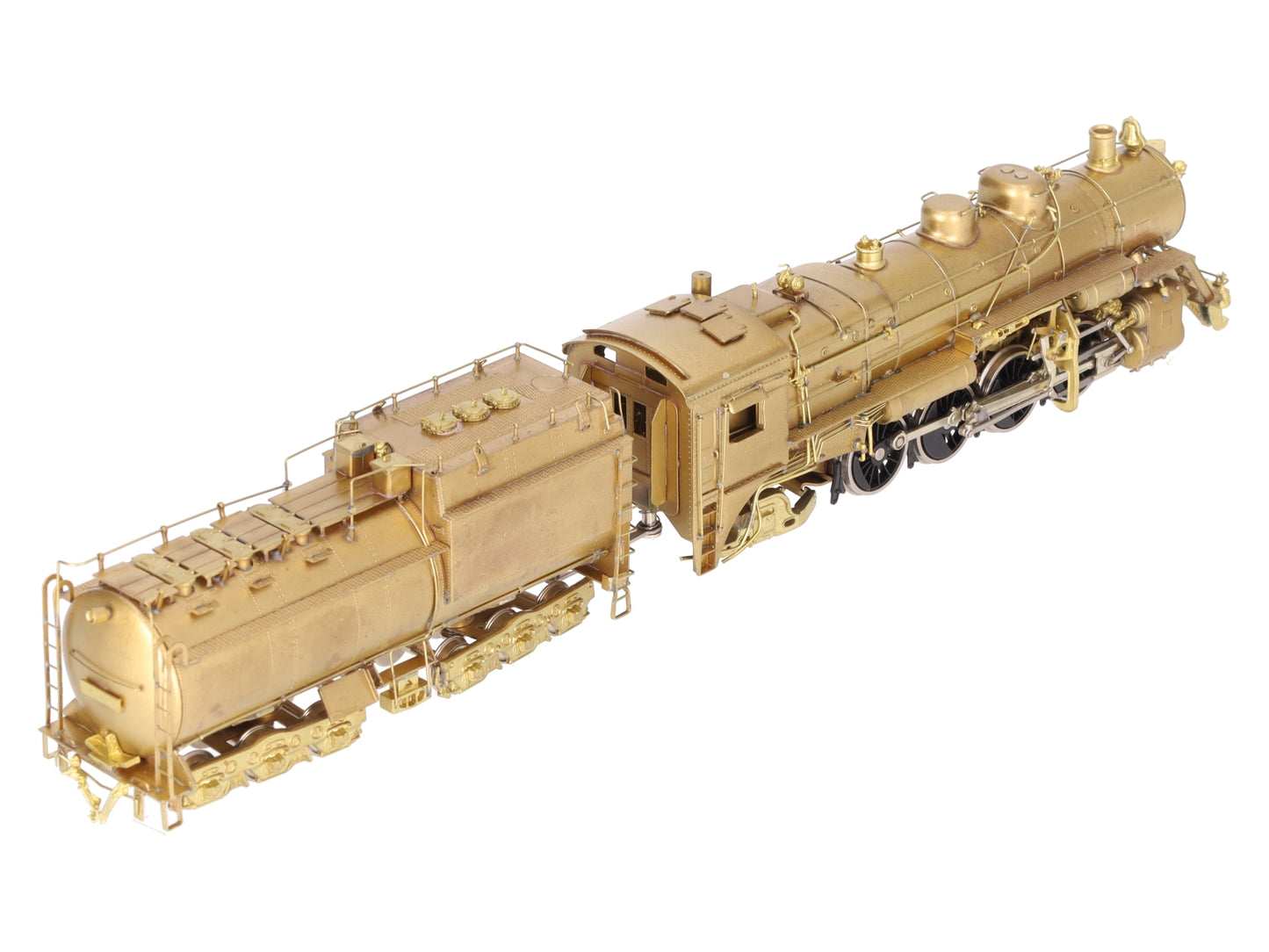Van Hobbies HO BRASS CNR 2-8-2 S-2a Steam Locomotive & Tender - Unpainted EX/Box