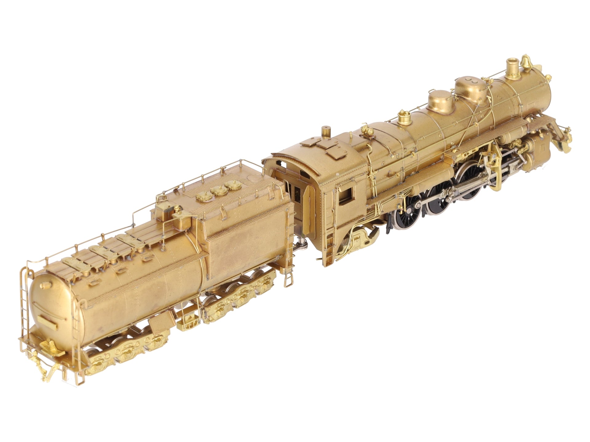 Van Hobbies HO BRASS CNR 2-8-2 S-2a Steam Locomotive & Tender - Unpainted EX/Box