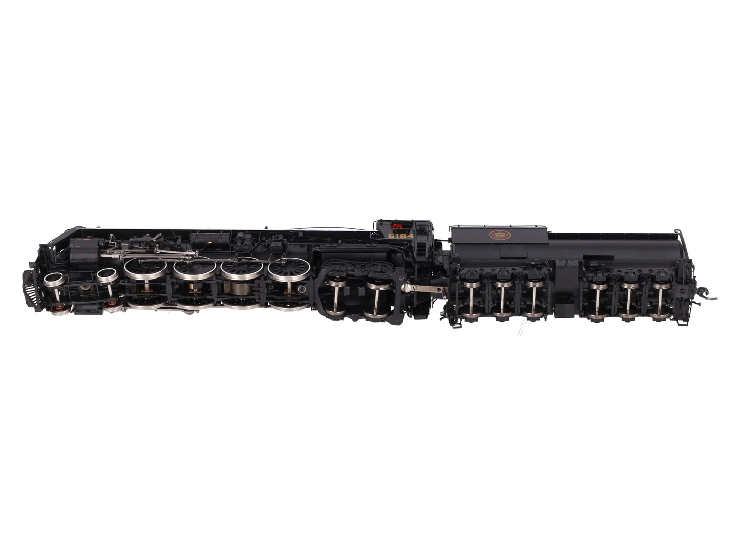 Division Point HO BRASS CNR U-2-f 4-8-4 Steam Locomotive & Tender #6184 - F/P EX/Box