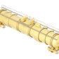 Overland 3029 HO BRASS 61' 15,000 Gallon Liquid Air Tank Car - Unpainted EX/Box