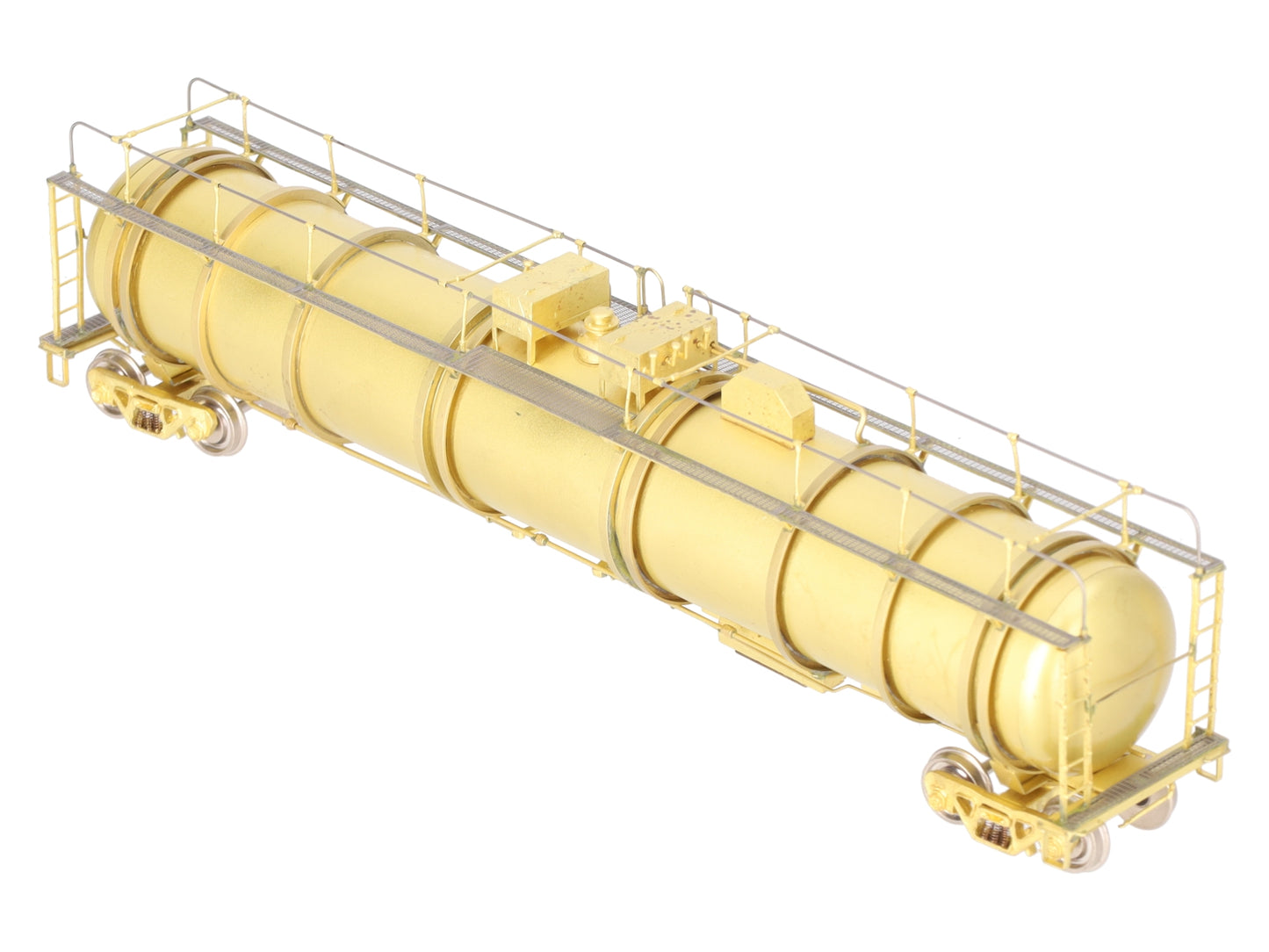 Overland 3029 HO BRASS 61' 15,000 Gallon Liquid Air Tank Car - Unpainted EX/Box