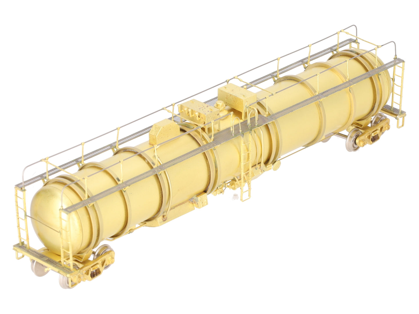 Overland 3029 HO BRASS 61' 15,000 Gallon Liquid Air Tank Car - Unpainted EX/Box