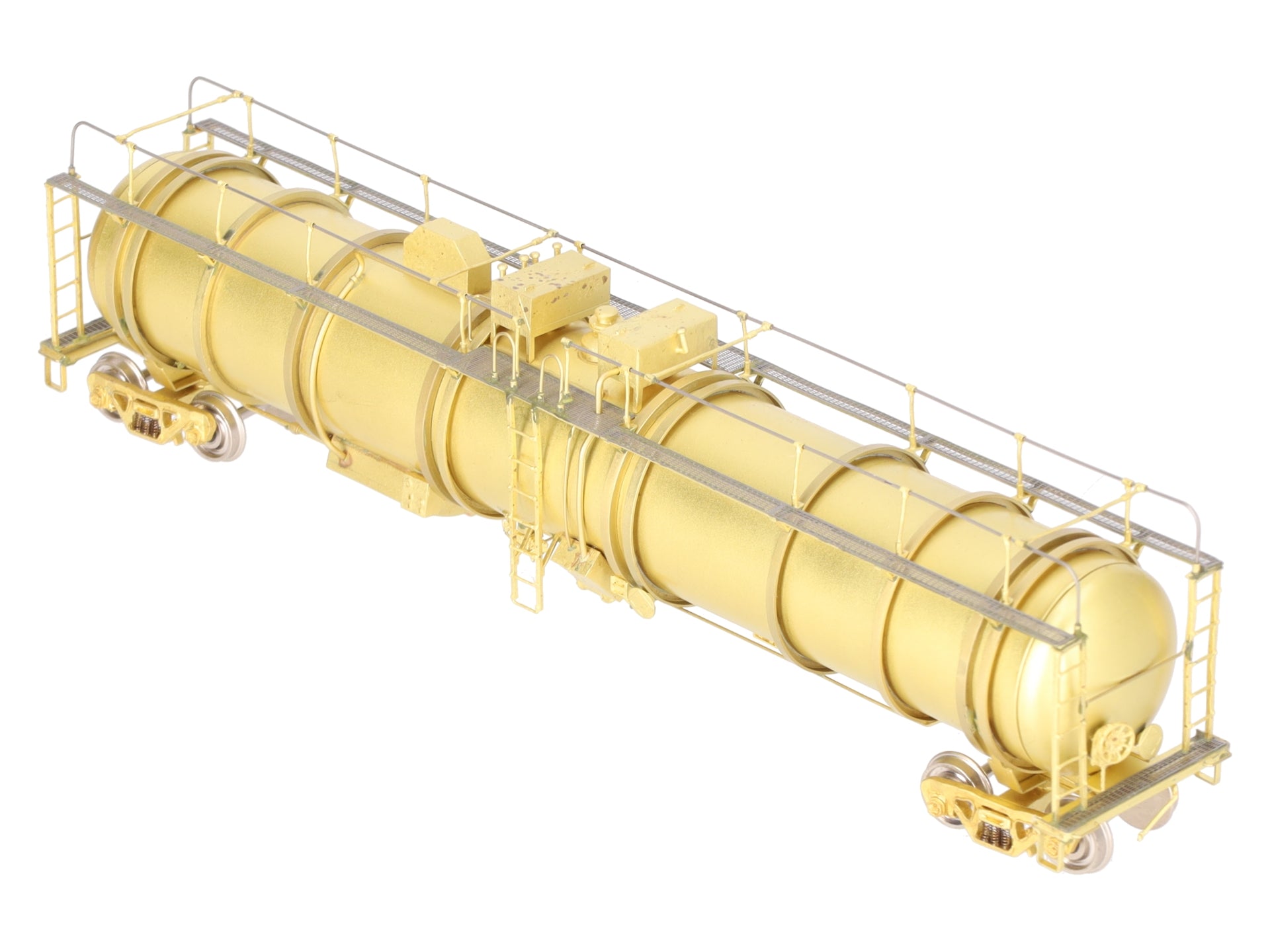 Overland 3029 HO BRASS 61' 15,000 Gallon Liquid Air Tank Car - Unpainted EX/Box