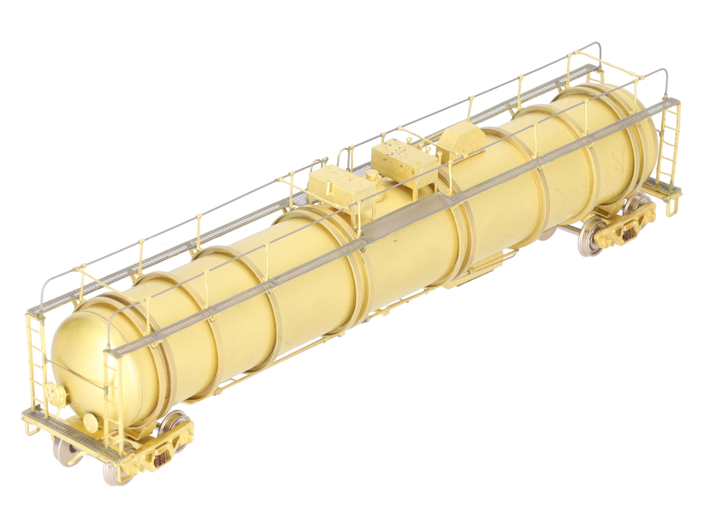 Overland 3029 HO BRASS 61' 15,000 Gallon Liquid Air Tank Car - Unpainted EX/Box
