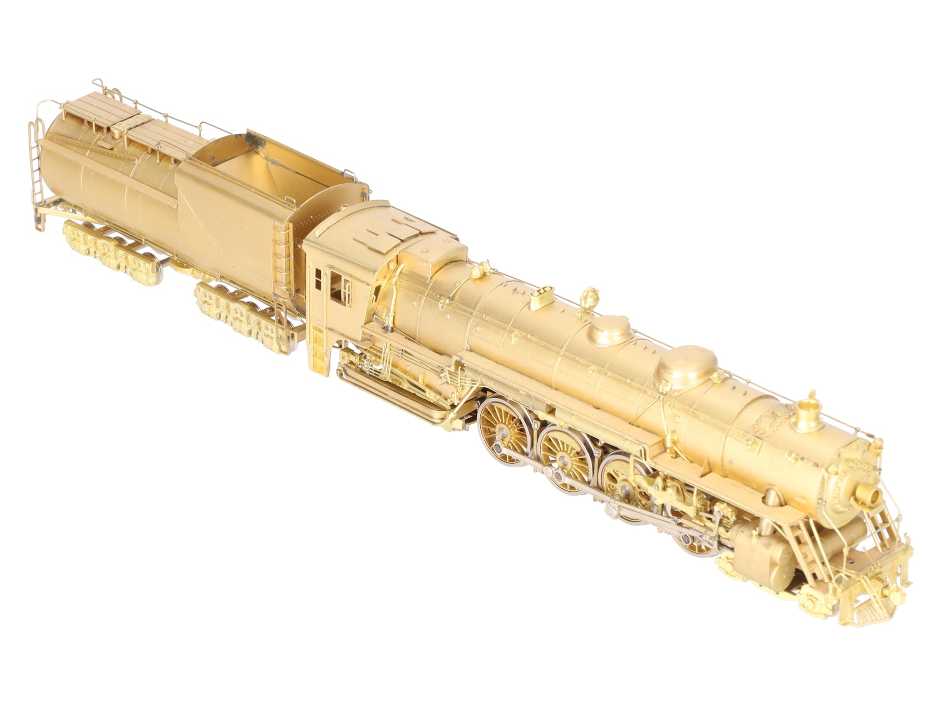 Oriental Limited HO BRASS GTW U-3b 4-8-4 Steam Locomotive & Tender - Unpainted EX/Box
