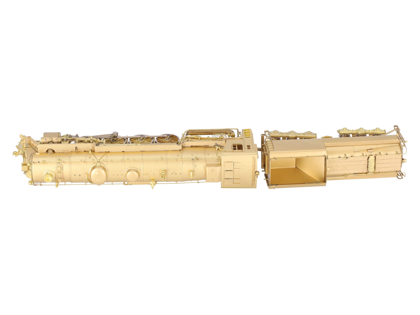 Oriental Limited HO BRASS GTW U-3b 4-8-4 Steam Locomotive & Tender - Unpainted EX/Box