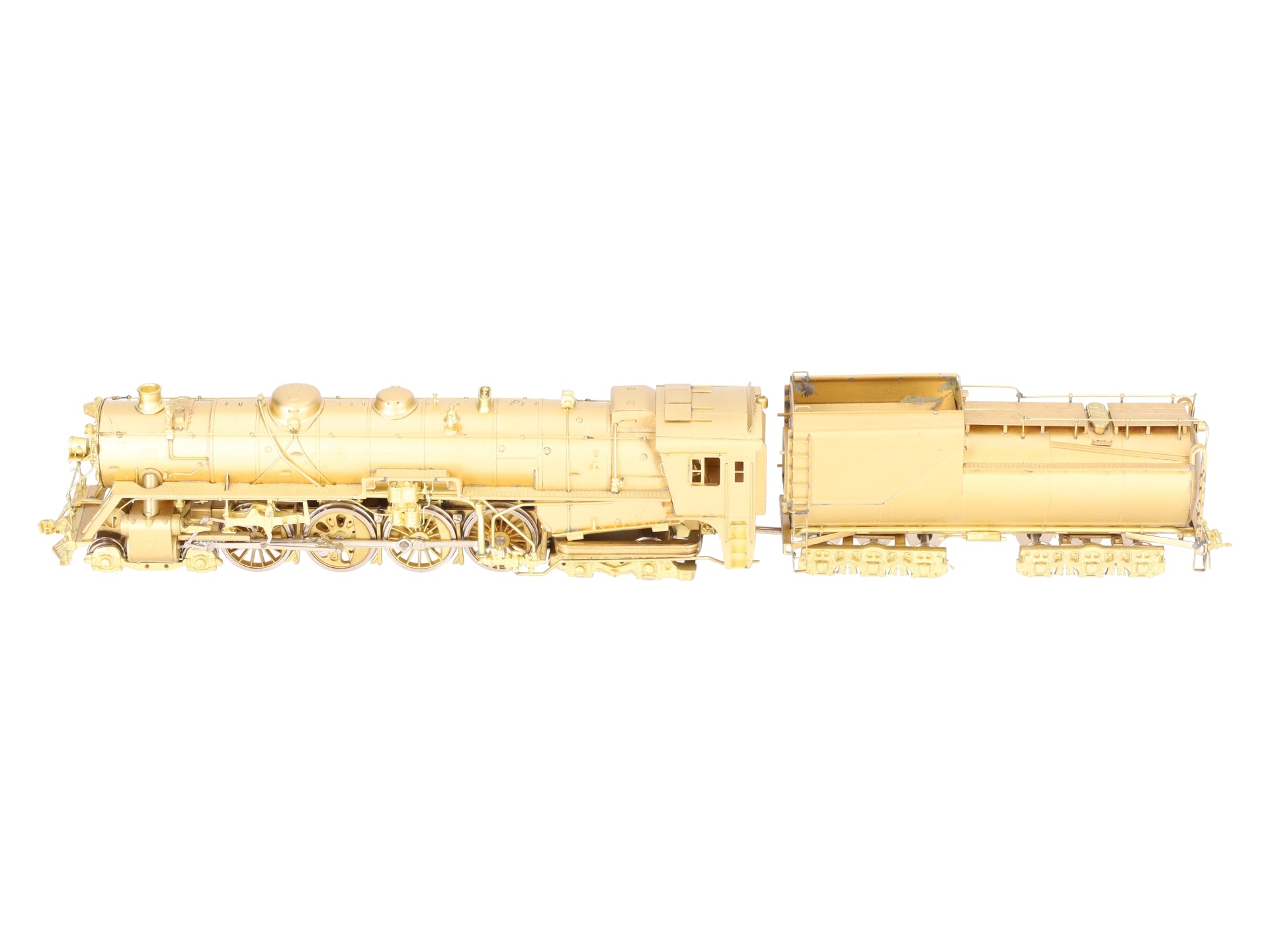 Oriental Limited HO BRASS GTW U-3b 4-8-4 Steam Locomotive & Tender - Unpainted EX/Box
