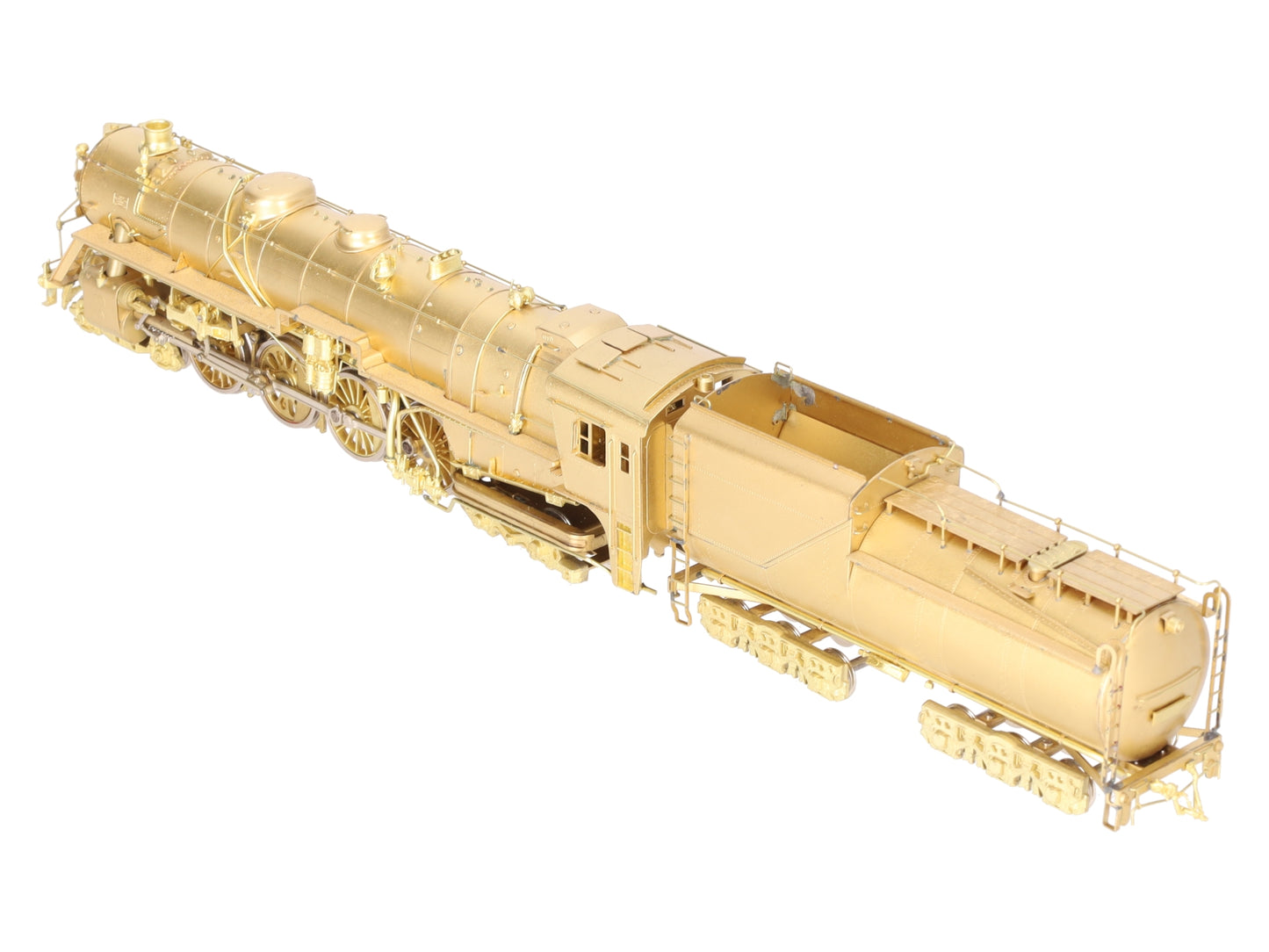 Oriental Limited HO BRASS GTW U-3b 4-8-4 Steam Locomotive & Tender - Unpainted EX/Box