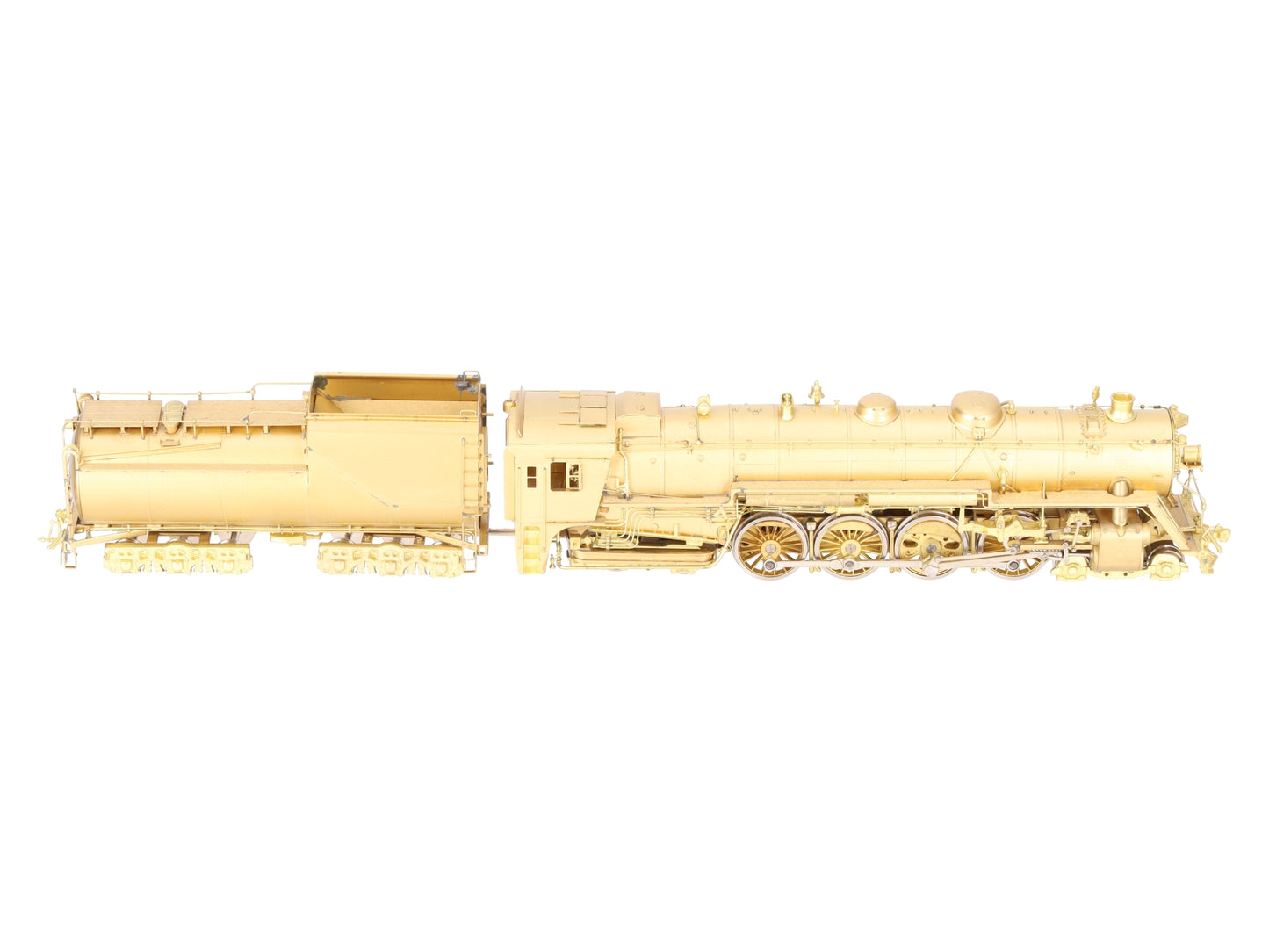Oriental Limited HO BRASS GTW U-3b 4-8-4 Steam Locomotive & Tender - Unpainted EX/Box