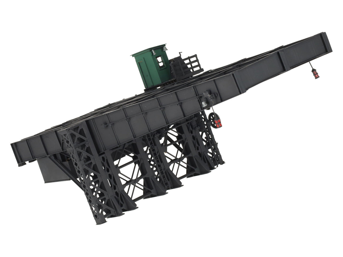 Overland 3342 HO Strauss Trunnion Bascule Double Track Lift Bridge - Painted/Box