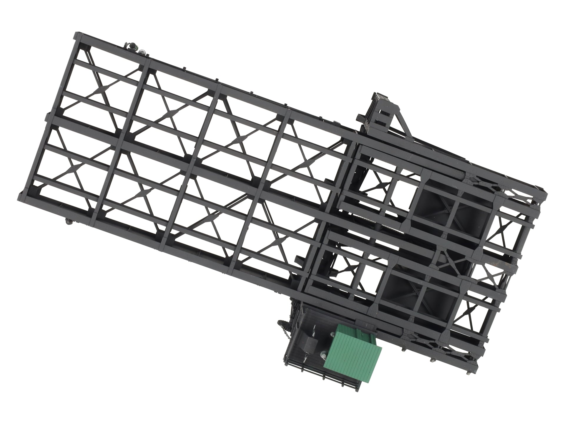 Overland 3342 HO Strauss Trunnion Bascule Double Track Lift Bridge - Painted/Box