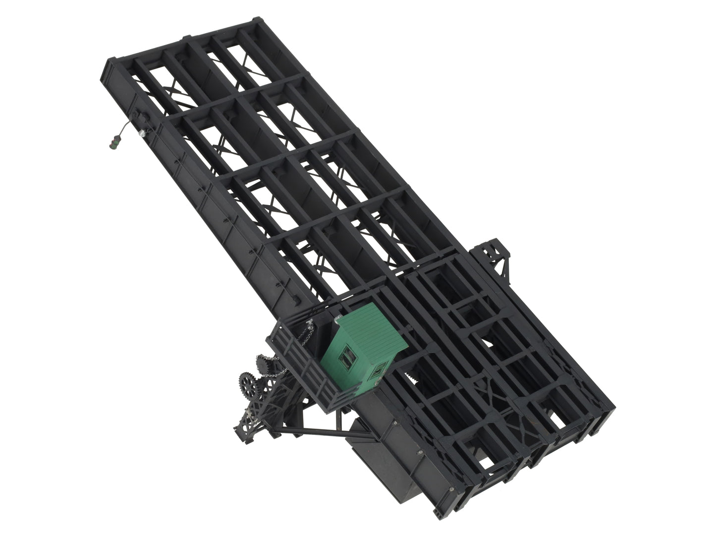 Overland 3342 HO Strauss Trunnion Bascule Double Track Lift Bridge - Painted/Box