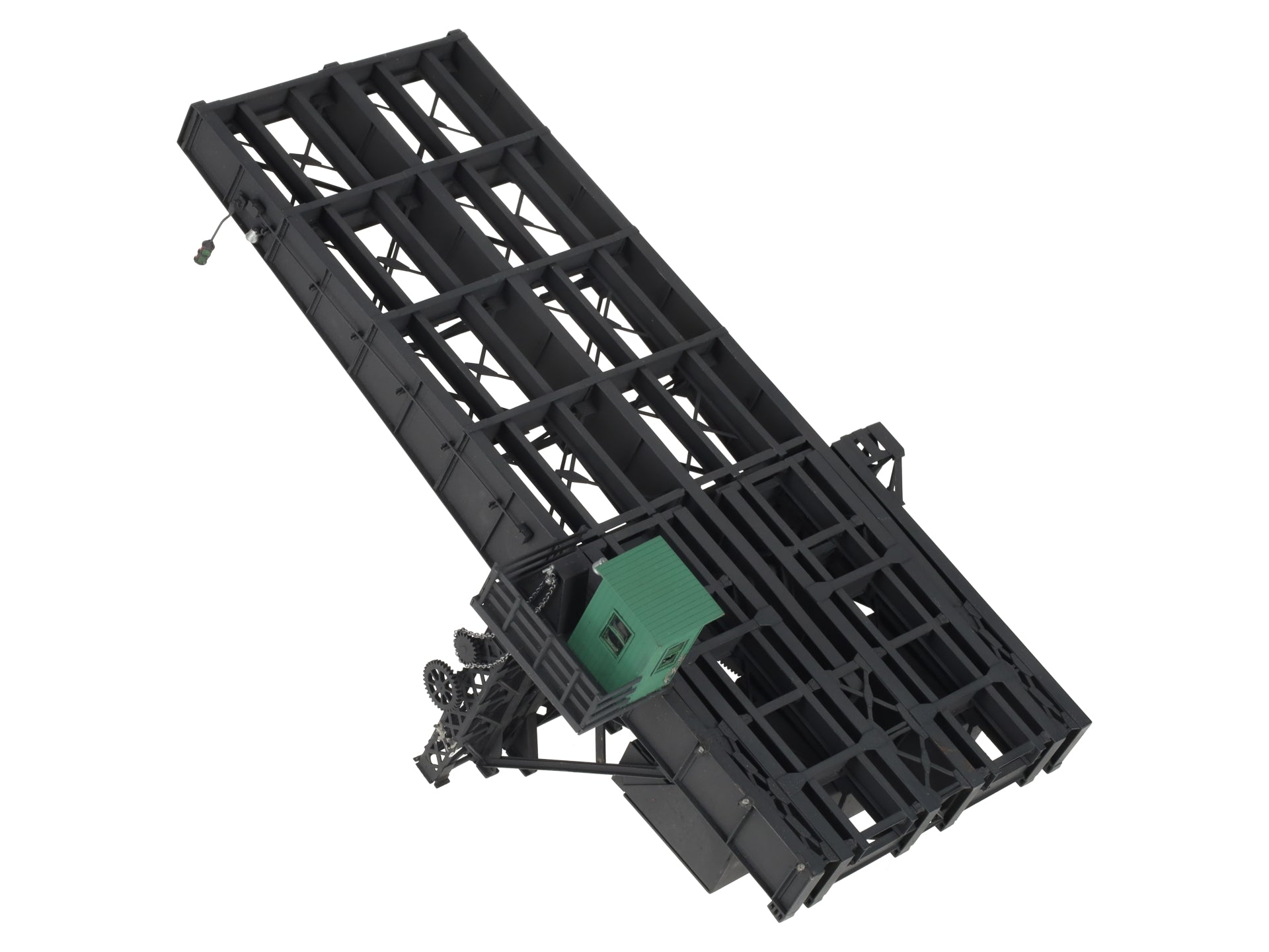 Overland 3342 HO Strauss Trunnion Bascule Double Track Lift Bridge - Painted/Box