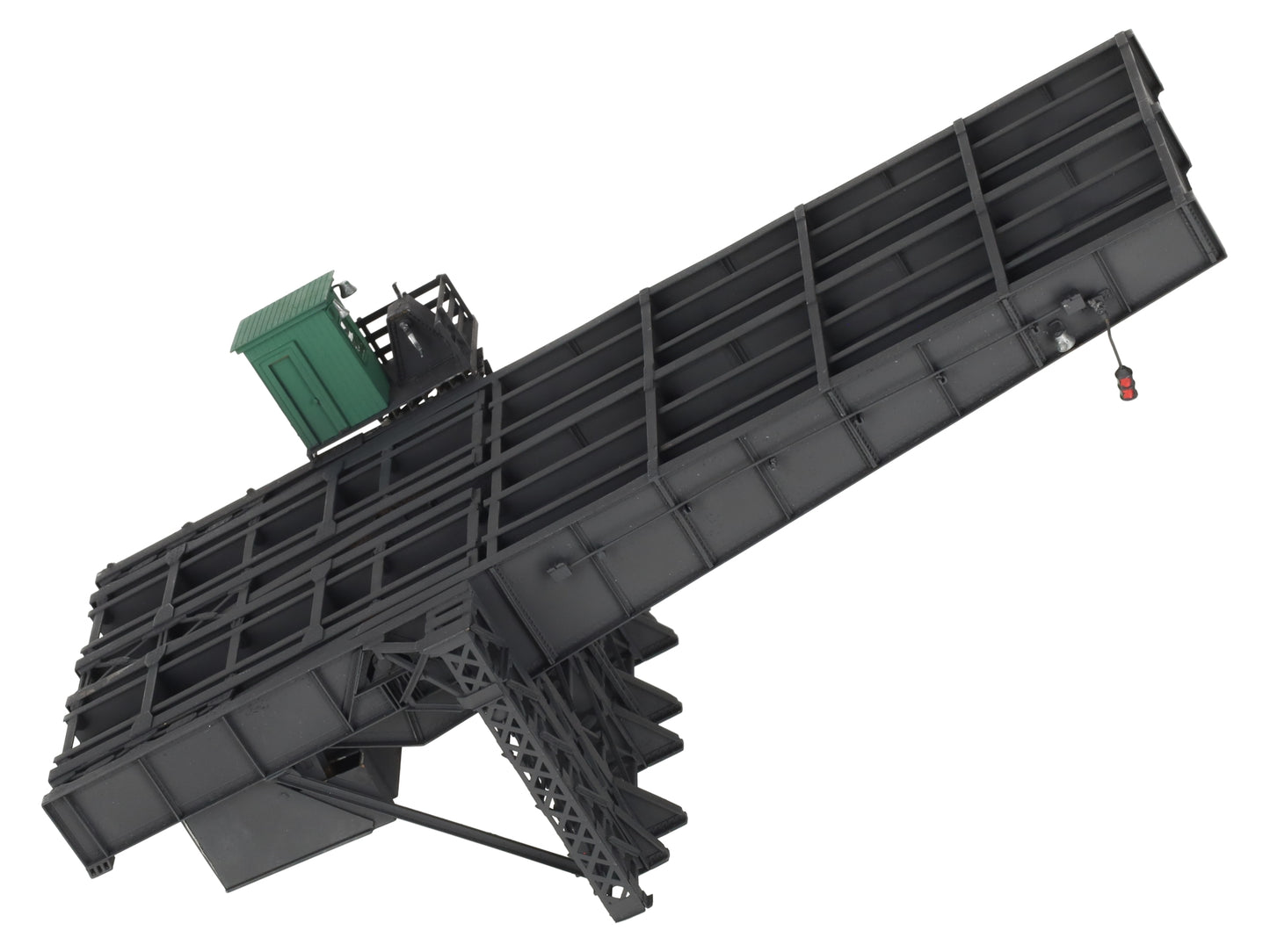 Overland 3342 HO Strauss Trunnion Bascule Double Track Lift Bridge - Painted/Box