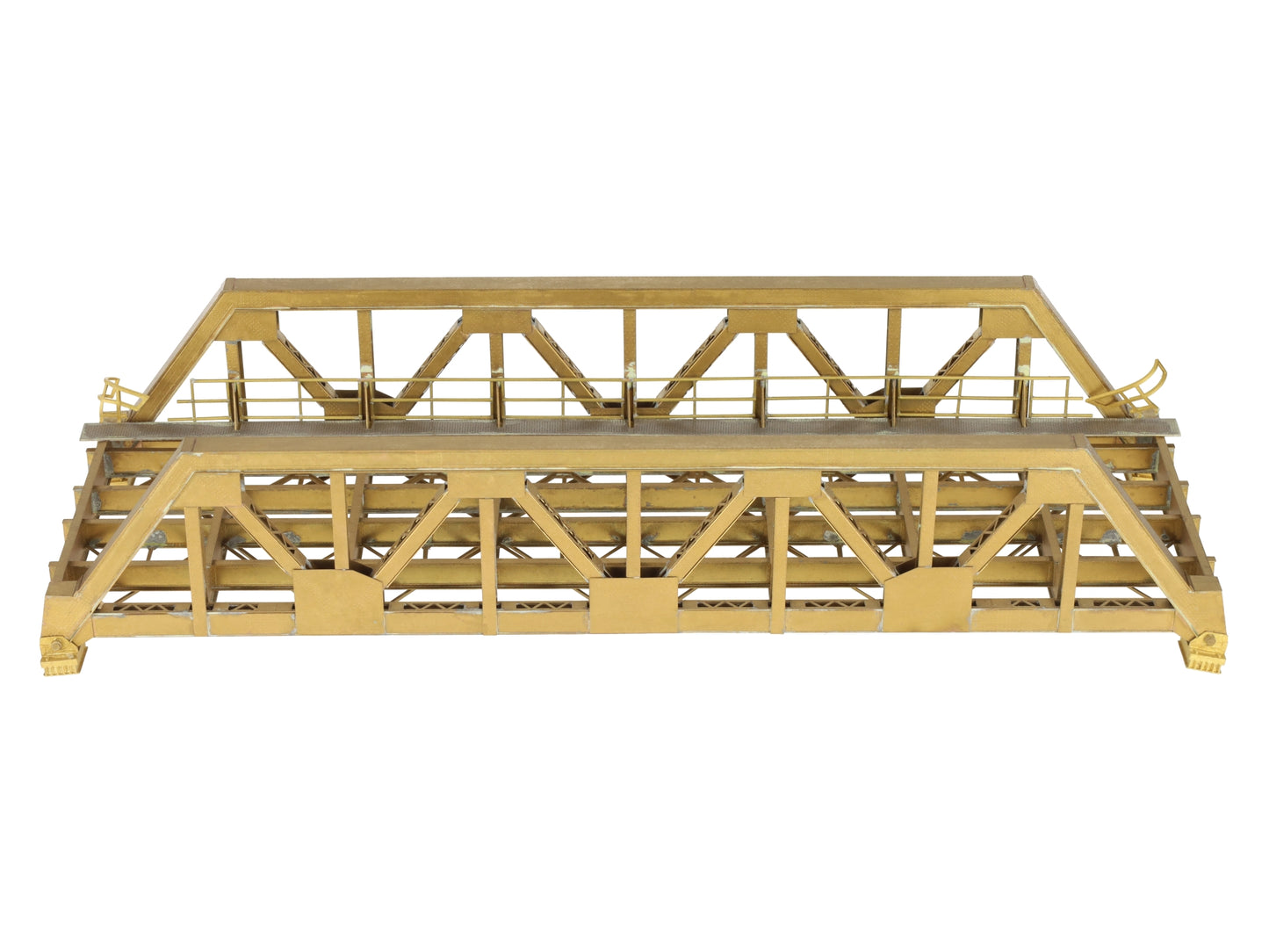 Overland OMI-1399 HO Scale BRASS Pony Truss Thru Bridge 93' EX/Box
