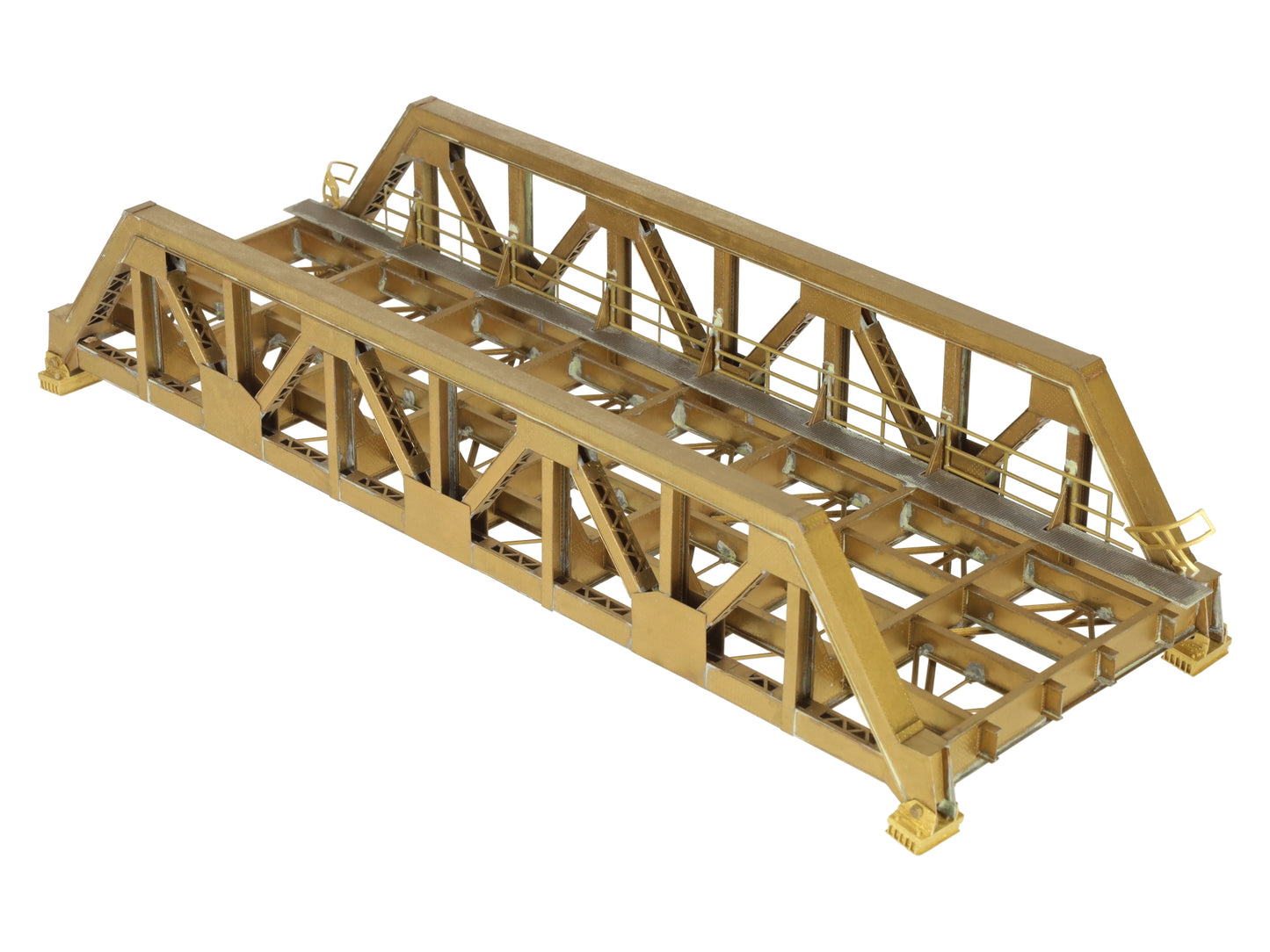 Overland OMI-1399 HO Scale BRASS Pony Truss Thru Bridge 93' EX/Box