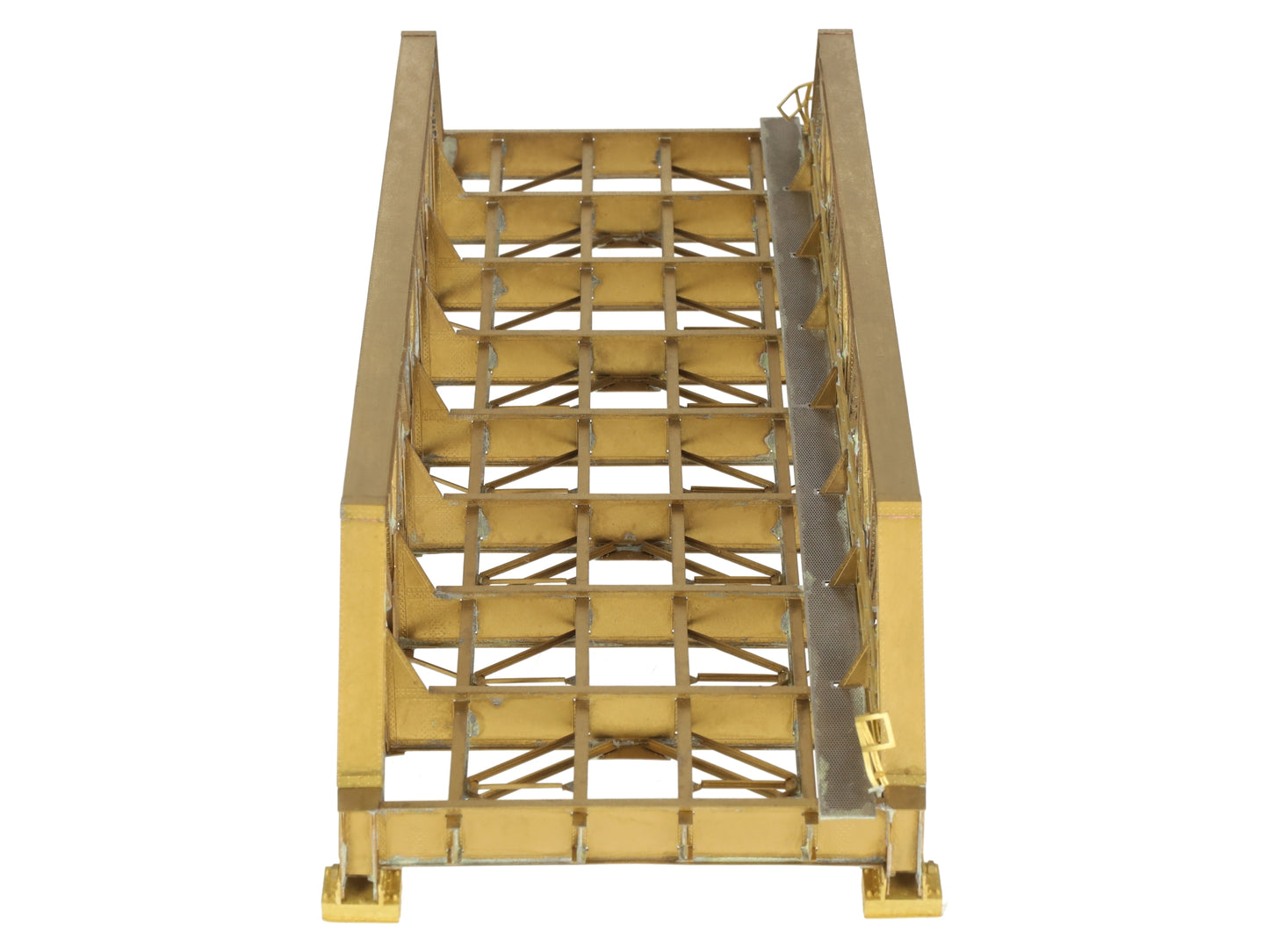 Overland OMI-1399 HO Scale BRASS Pony Truss Thru Bridge 93' EX/Box