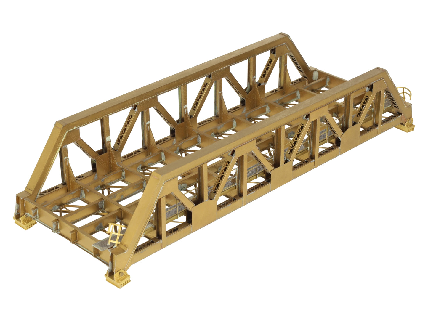 Overland OMI-1399 HO Scale BRASS Pony Truss Thru Bridge 93' EX/Box