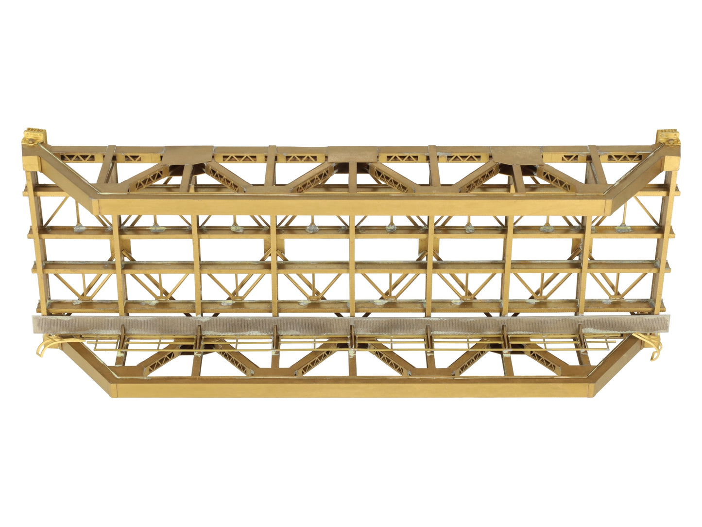 Overland OMI-1399 HO Scale BRASS Pony Truss Thru Bridge 93' EX/Box