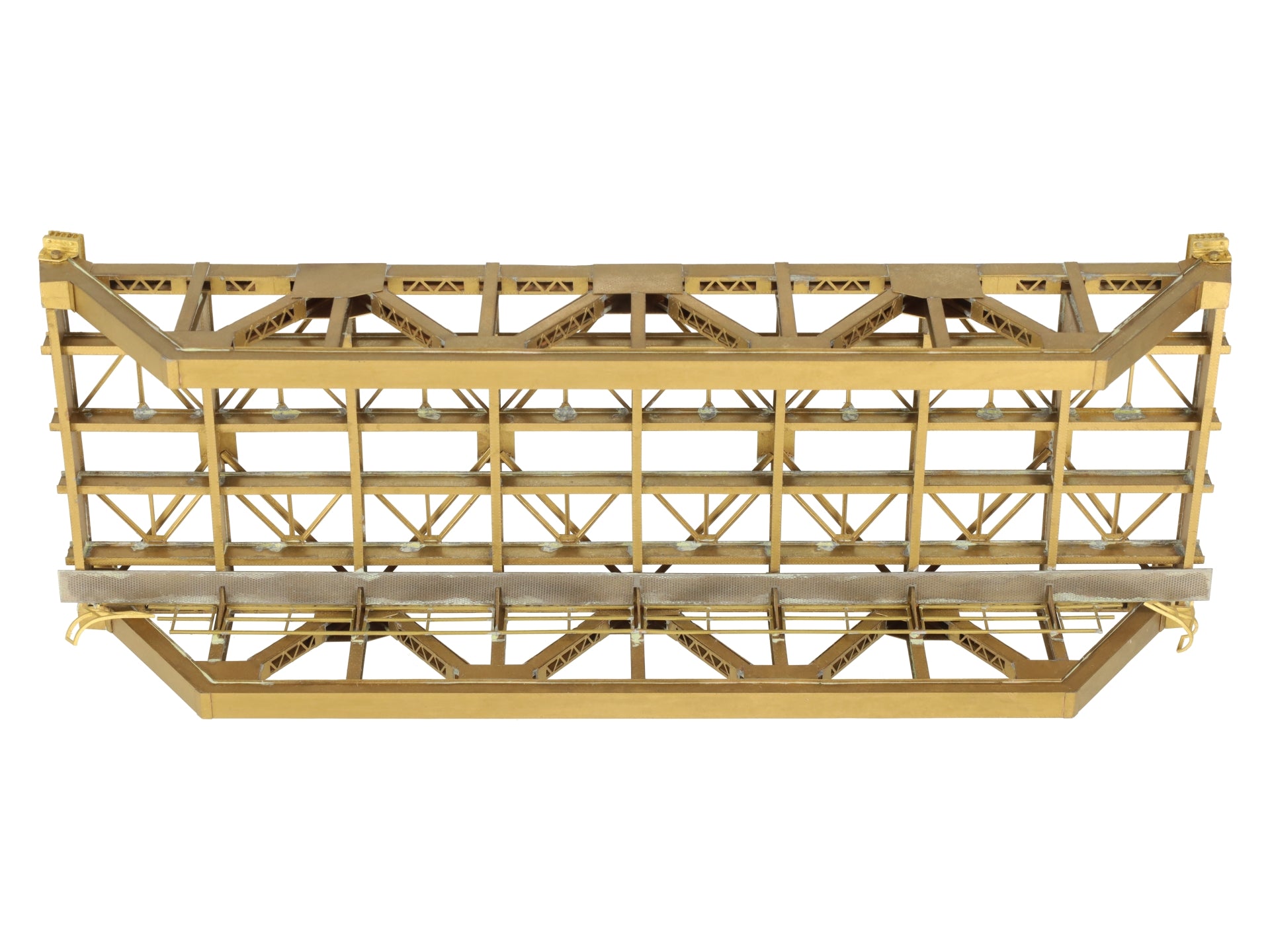 Overland OMI-1399 HO Scale BRASS Pony Truss Thru Bridge 93' EX/Box