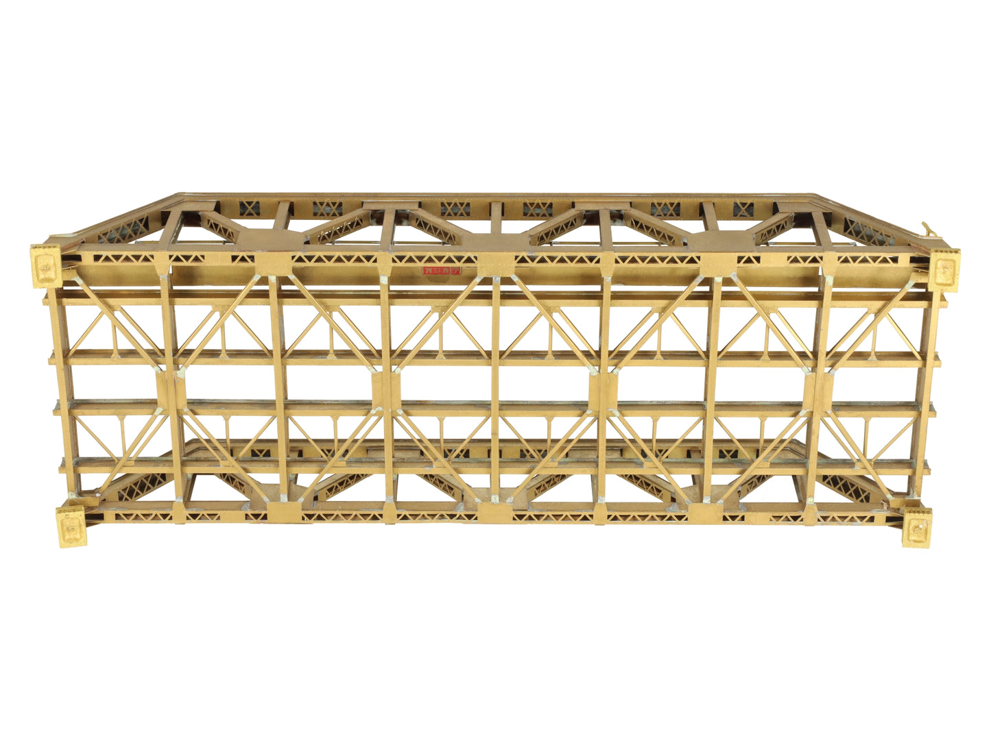 Overland OMI-1399 HO Scale BRASS Pony Truss Thru Bridge 93' EX/Box