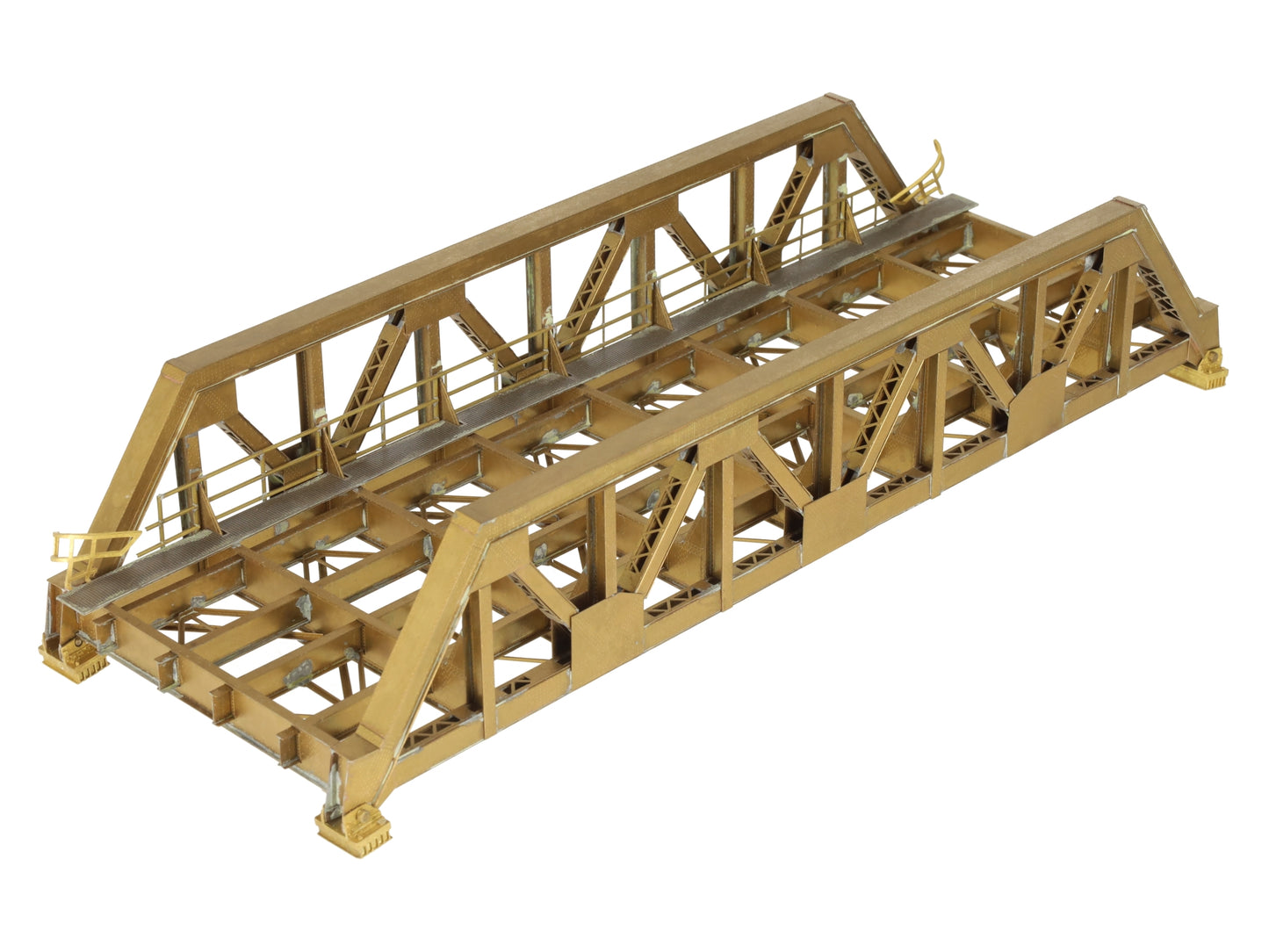 Overland OMI-1399 HO Scale BRASS Pony Truss Thru Bridge 93' EX/Box