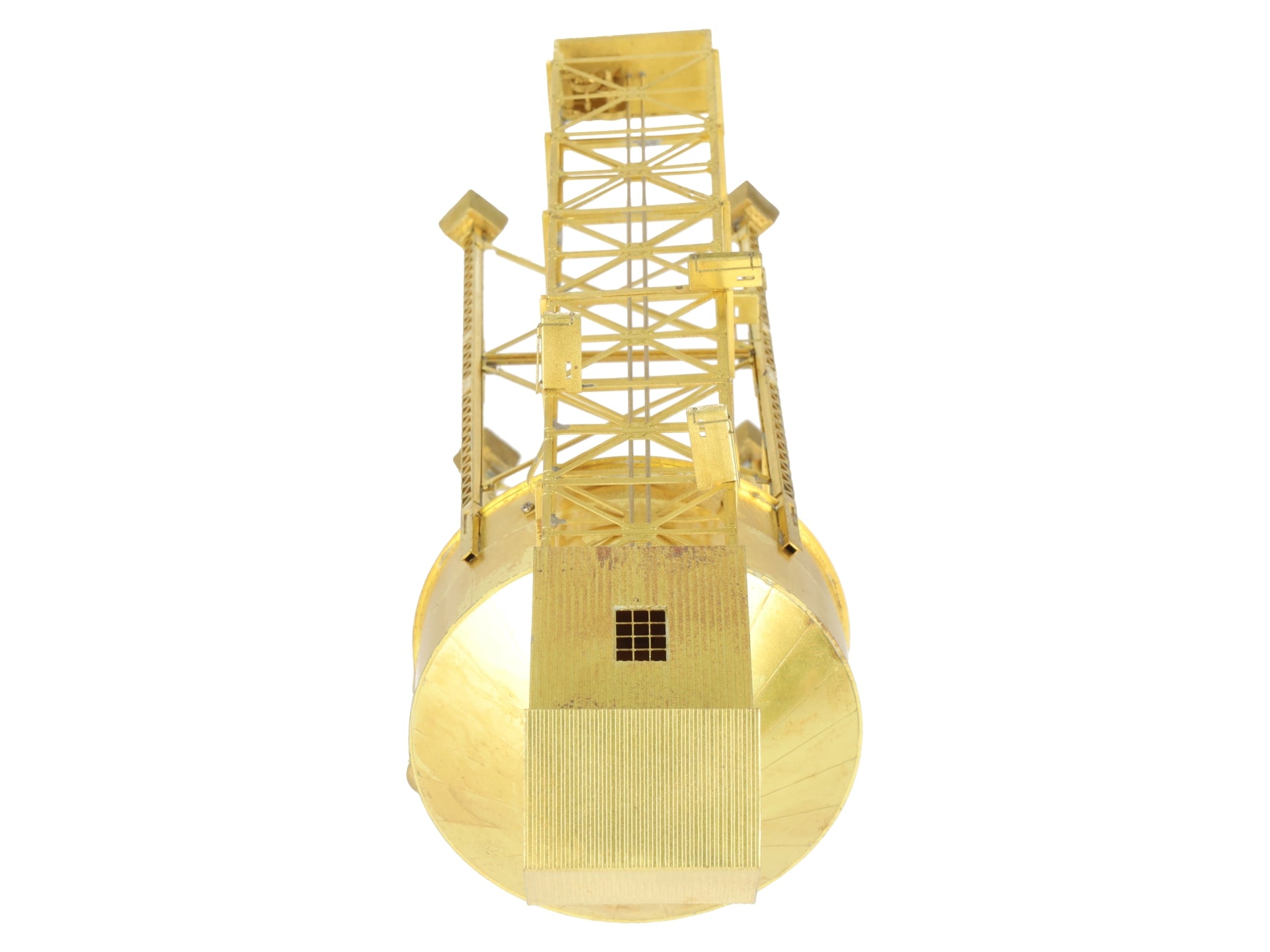 Overland 1348 HO Scale BRASS Ogle Steel Type Coaling Tower - Unpainted VG/Box