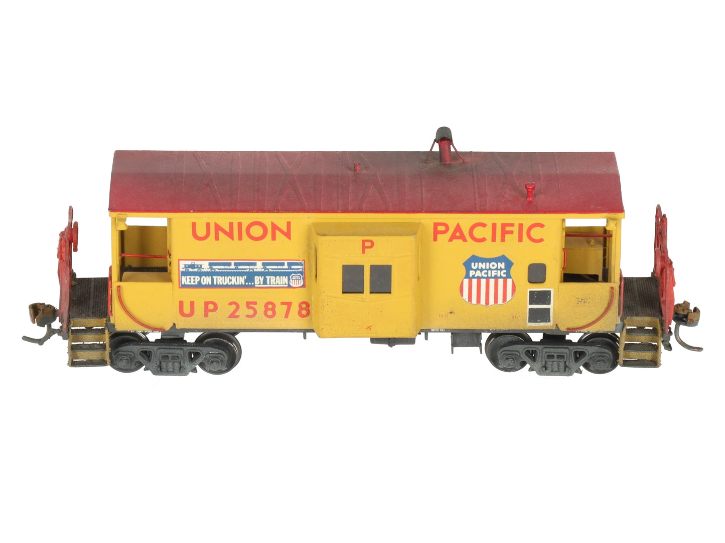 Overland 0060 HO Scale BRASS Union Pacific CA-11 Caboose- Painted/Box