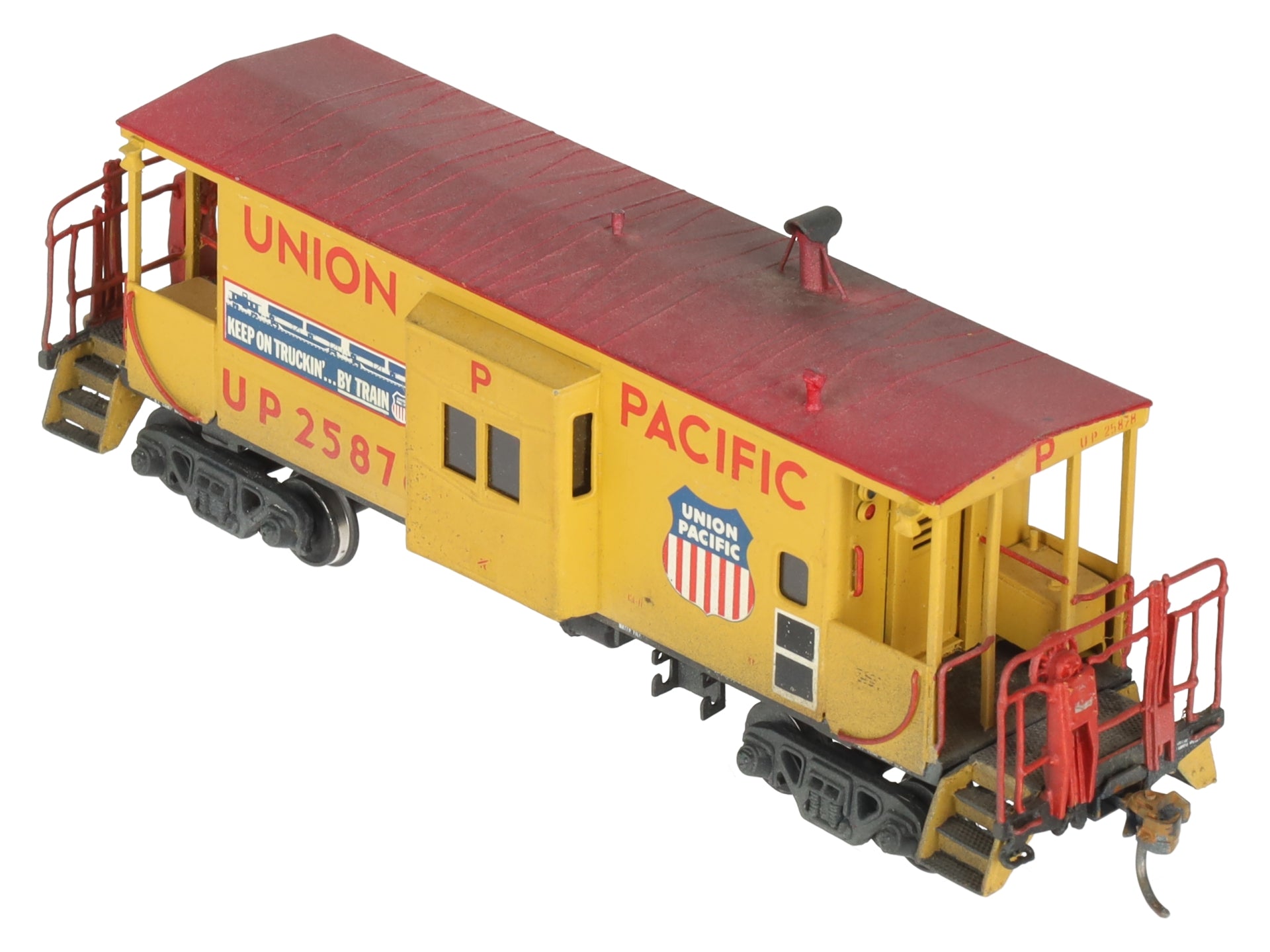 Overland 0060 HO Scale BRASS Union Pacific CA-11 Caboose- Painted/Box