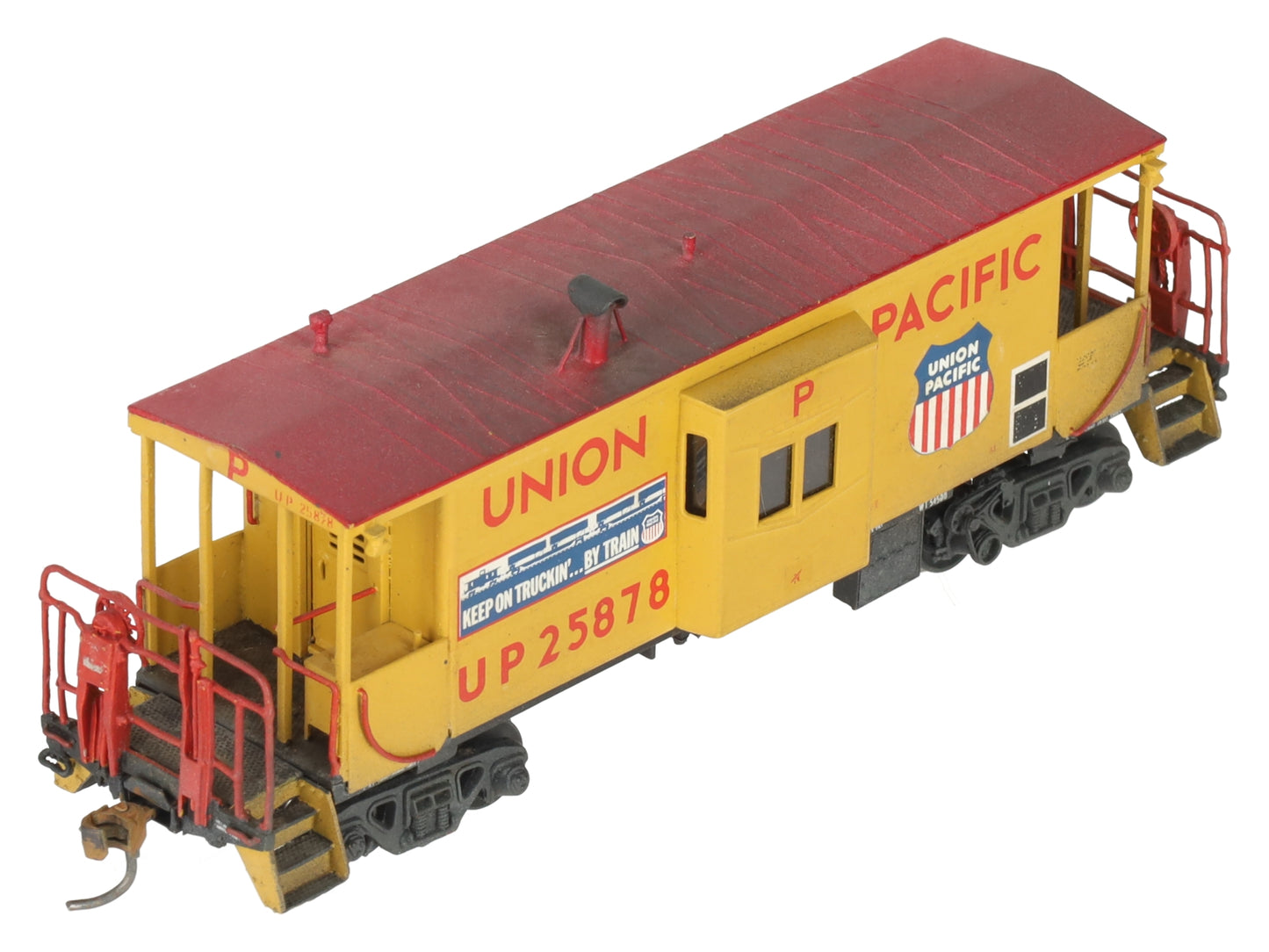 Overland 0060 HO Scale BRASS Union Pacific CA-11 Caboose- Painted/Box