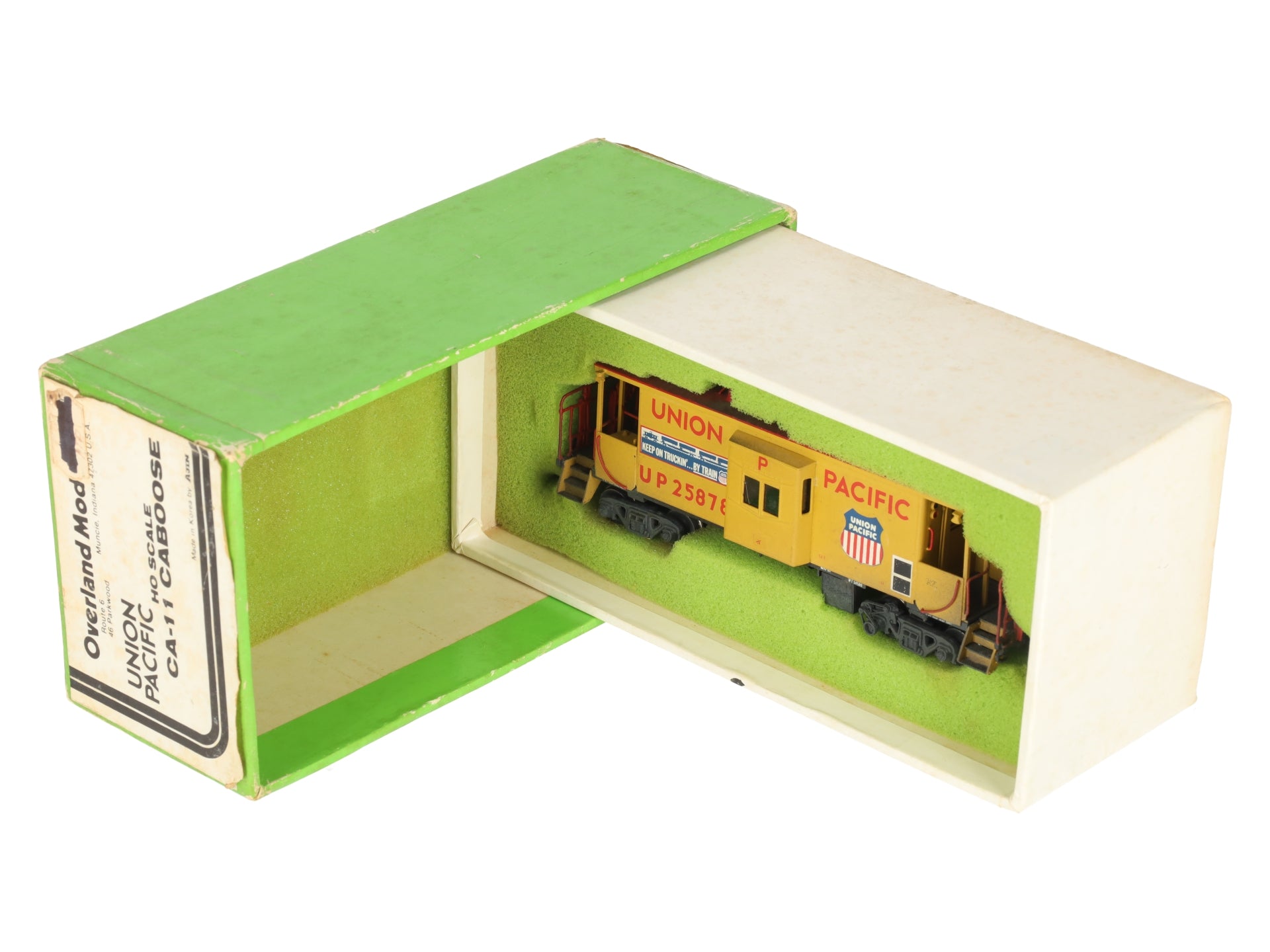 Overland 0060 HO Scale BRASS Union Pacific CA-11 Caboose- Painted/Box