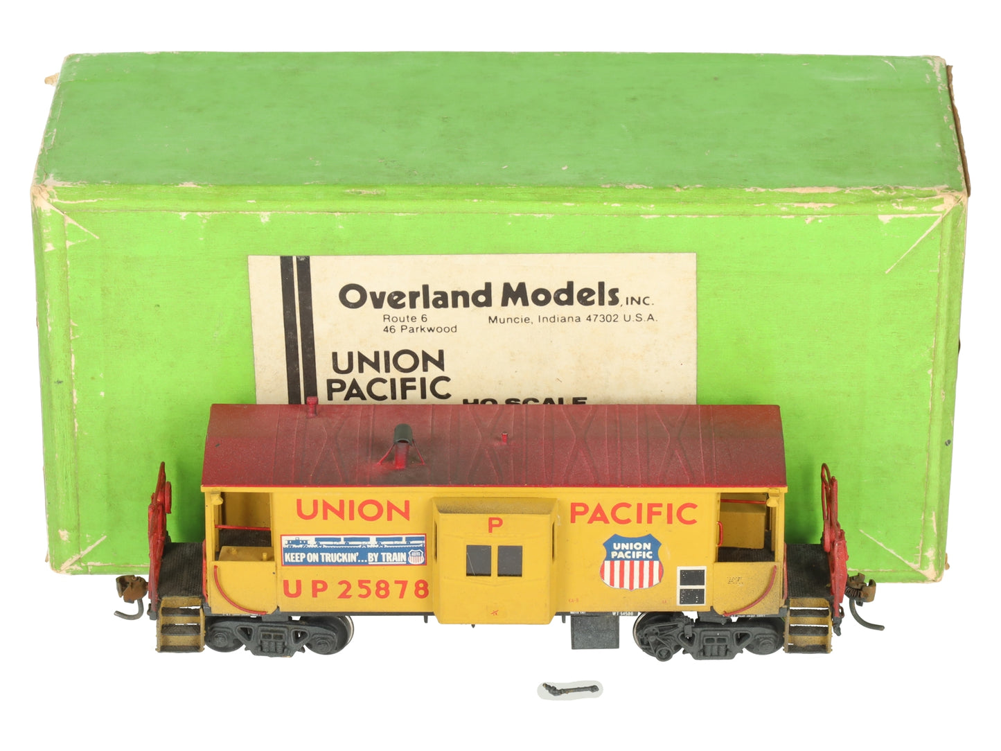 Overland 0060 HO Scale BRASS Union Pacific CA-11 Caboose- Painted/Box