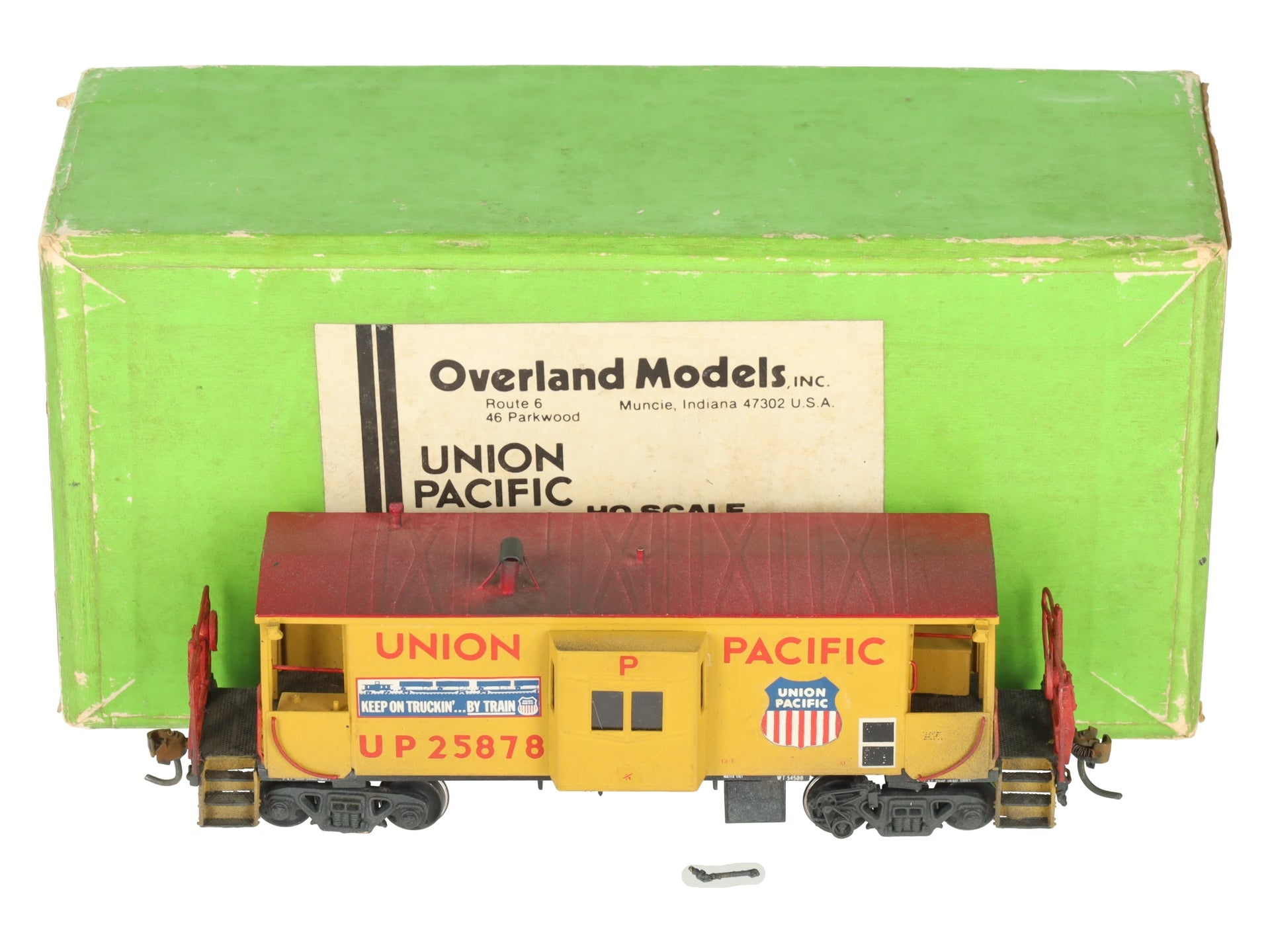 Overland 0060 HO Scale BRASS Union Pacific CA-11 Caboose- Painted/Box