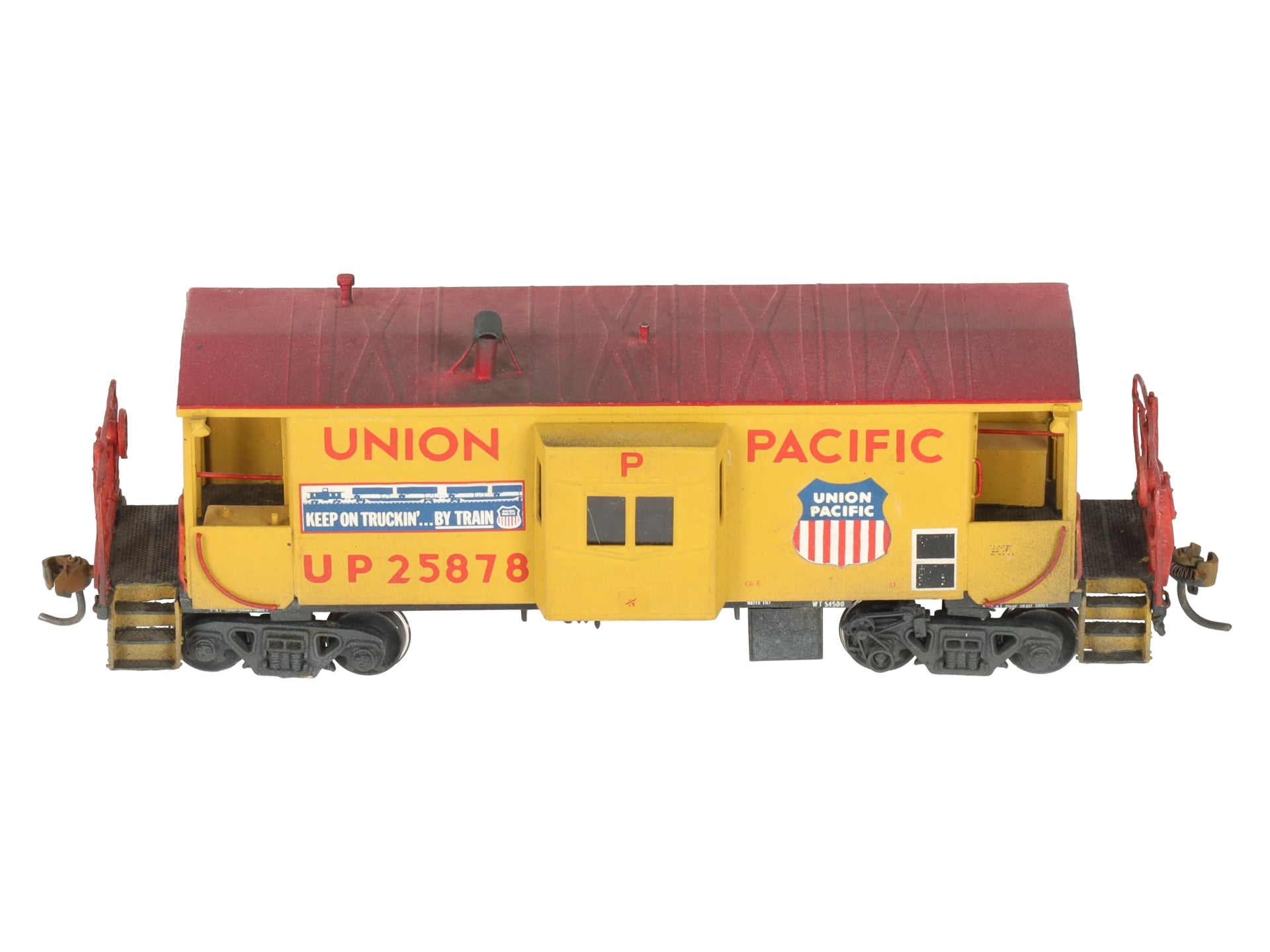 Overland 0060 HO Scale BRASS Union Pacific CA-11 Caboose- Painted/Box