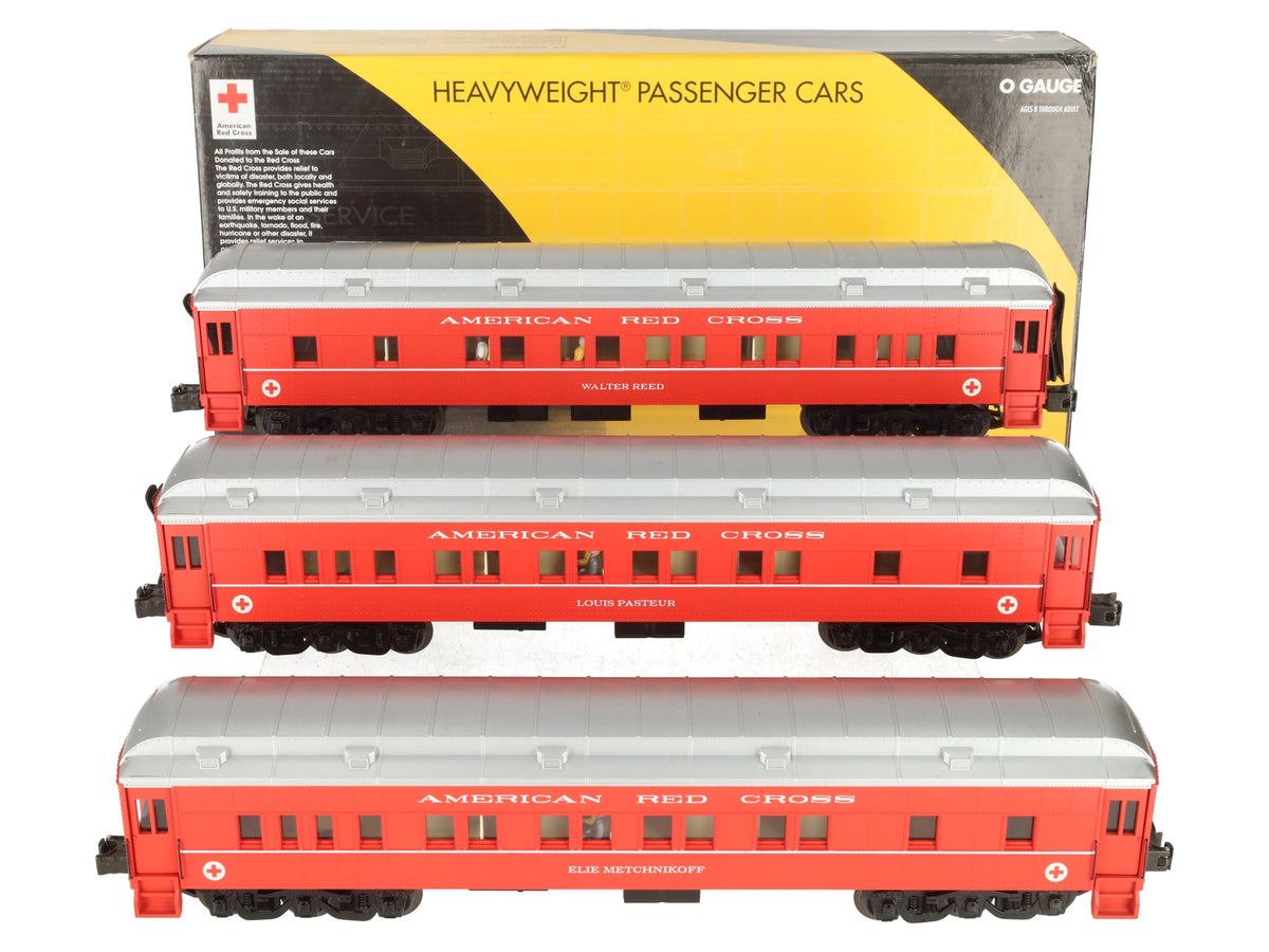K-Line K-4899A O American Red Cross 15" Heavyweight Passenger Set EX/Box