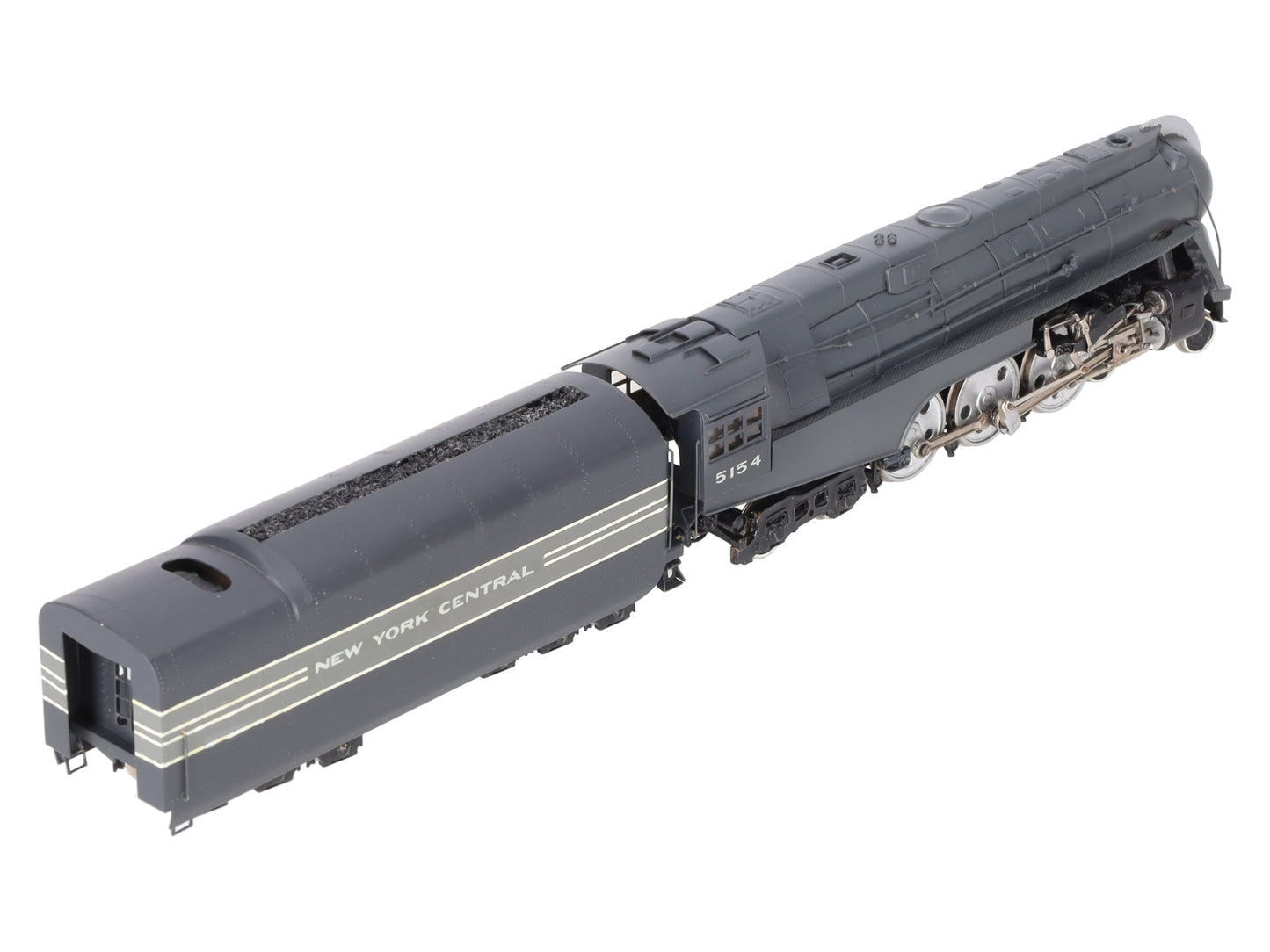 Broadway Limited HO Brass NYC 4-6-4 Steam Locomotive w/ Tender #5154 EX