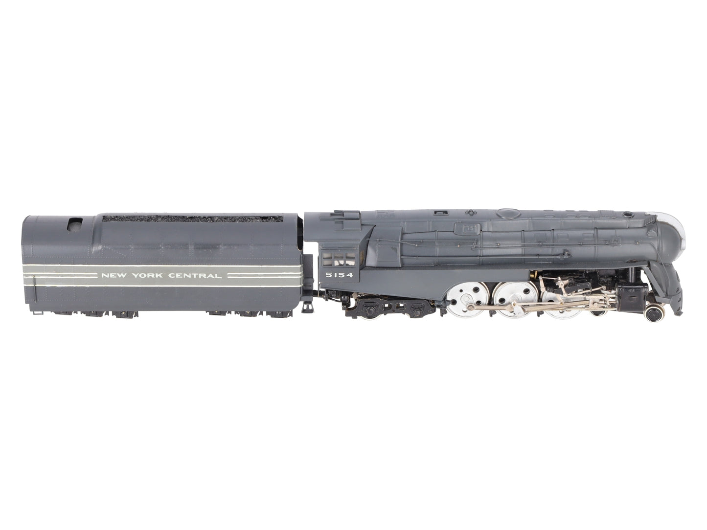 Broadway Limited HO Brass NYC 4-6-4 Steam Locomotive w/ Tender #5154 EX