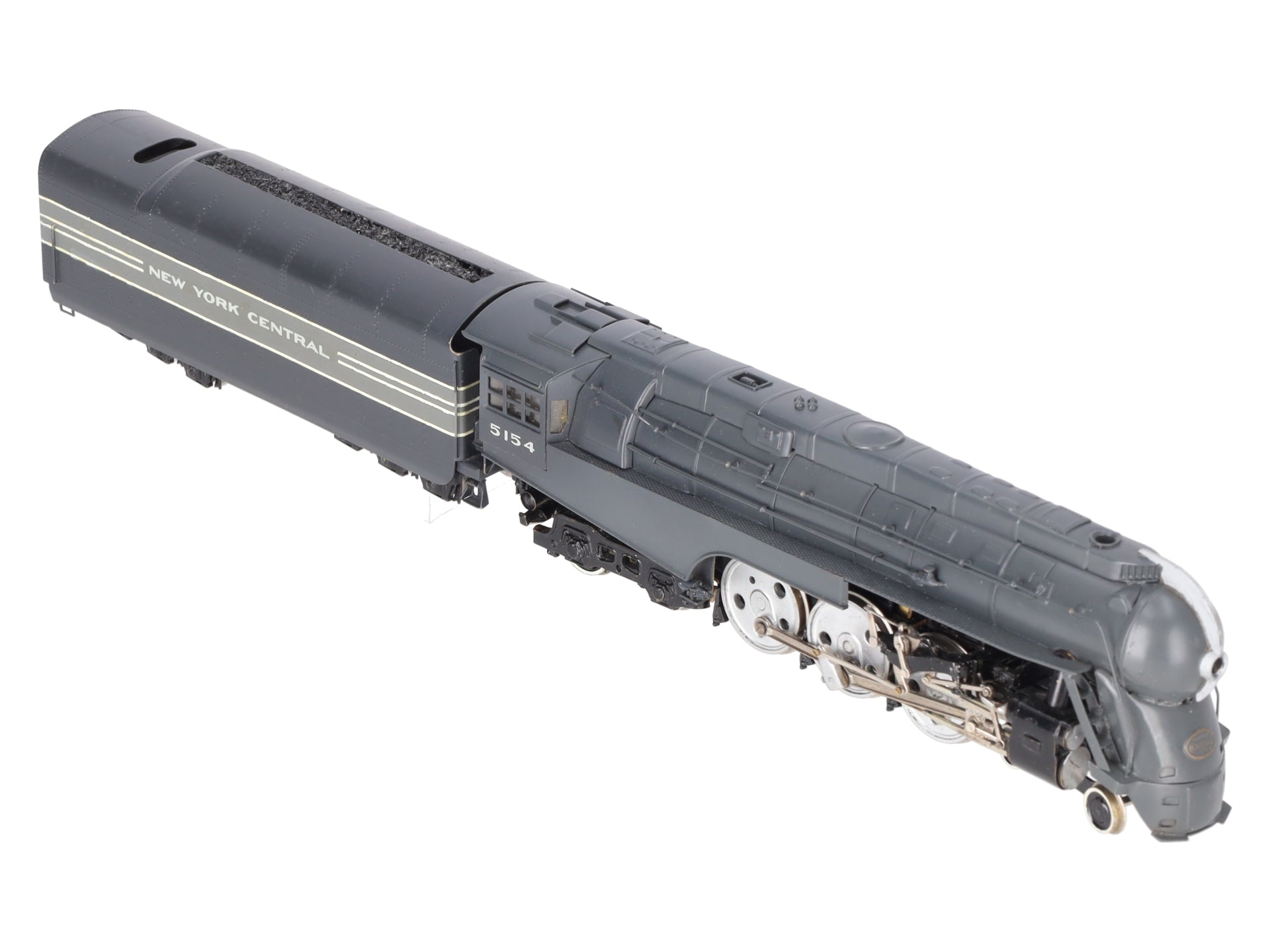 Broadway Limited HO Brass NYC 4-6-4 Steam Locomotive w/ Tender #5154 EX