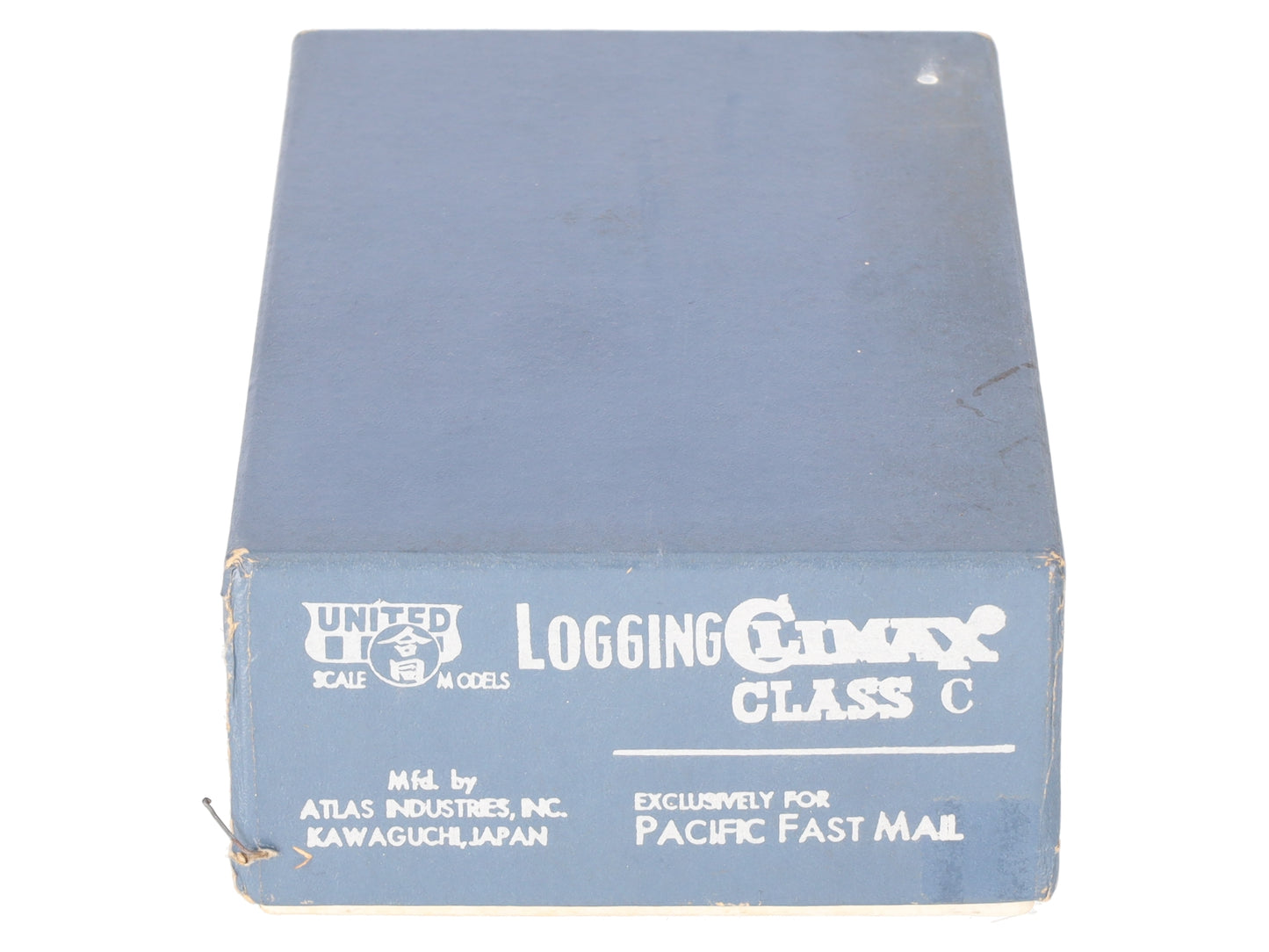 United Models PFM BRASS HO Scale Climax Class C Logging Steam Locomotive EX/Box