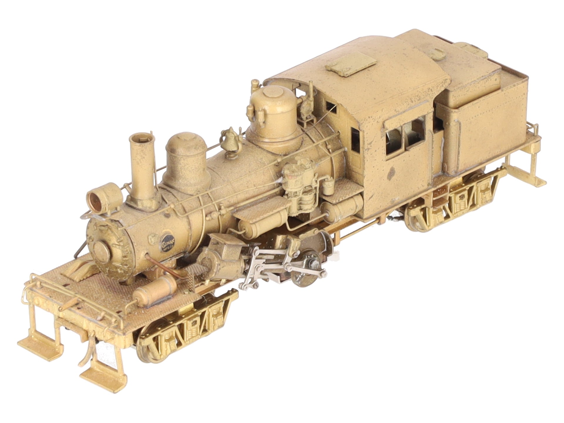 United Models PFM BRASS HO Scale Climax Class C Logging Steam Locomotive EX/Box