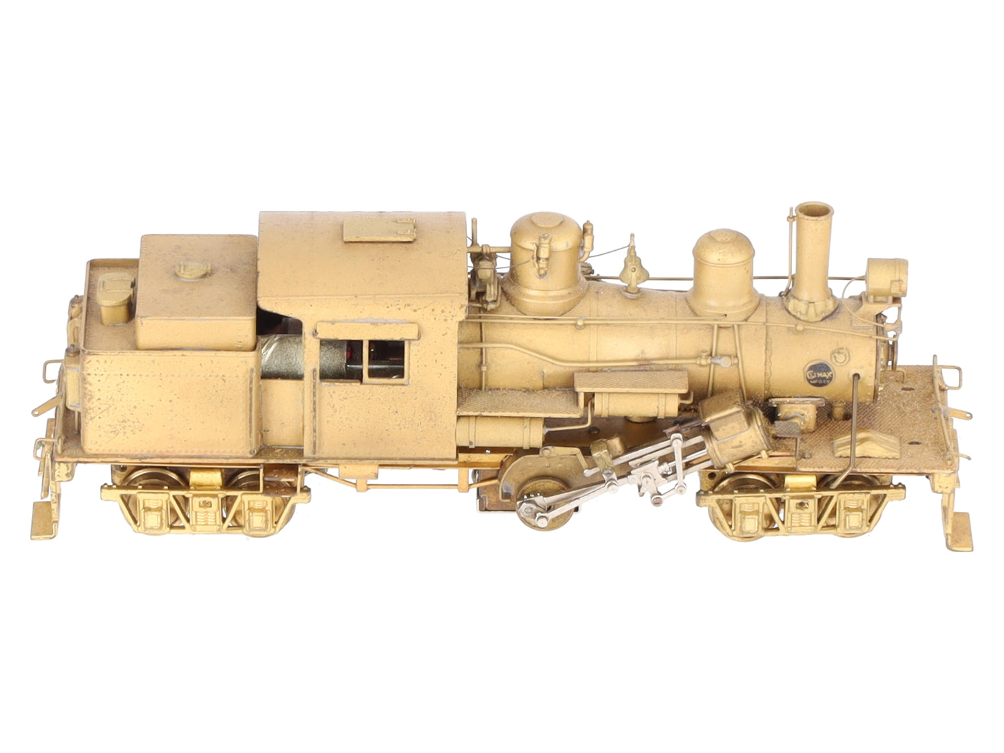 United Models PFM BRASS HO Scale Climax Class C Logging Steam Locomotive EX/Box