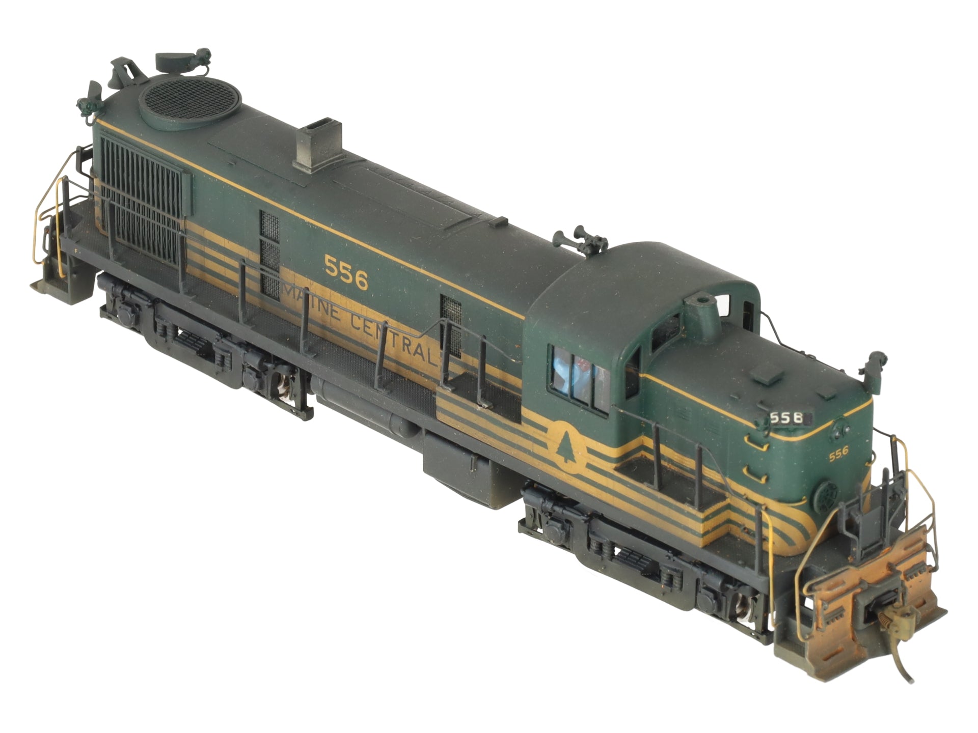 E&P Associates HO BRASS Alco Maine Central RS-3 Loco Late Car Body Ver.- Painted/Box