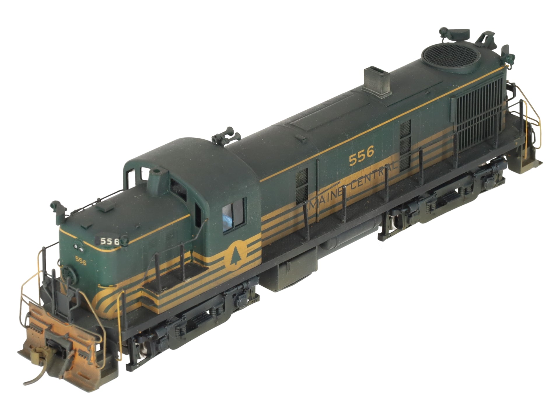 E&P Associates HO BRASS Alco Maine Central RS-3 Loco Late Car Body Ver.- Painted/Box