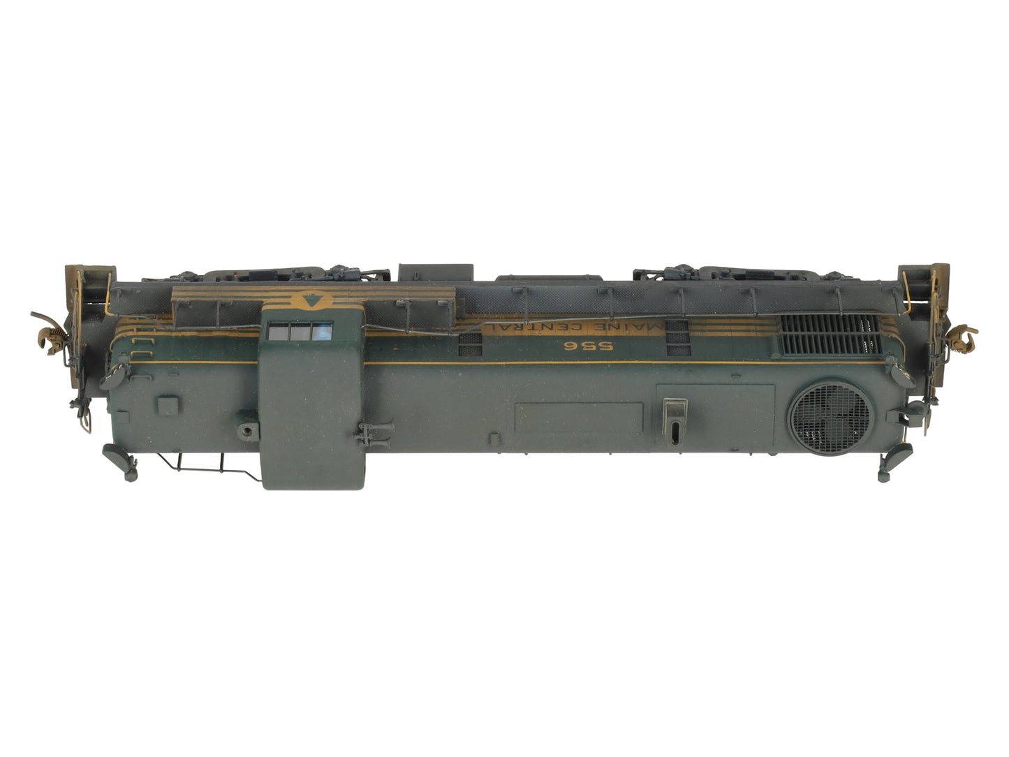E&P Associates HO BRASS Alco Maine Central RS-3 Loco Late Car Body Ver.- Painted/Box