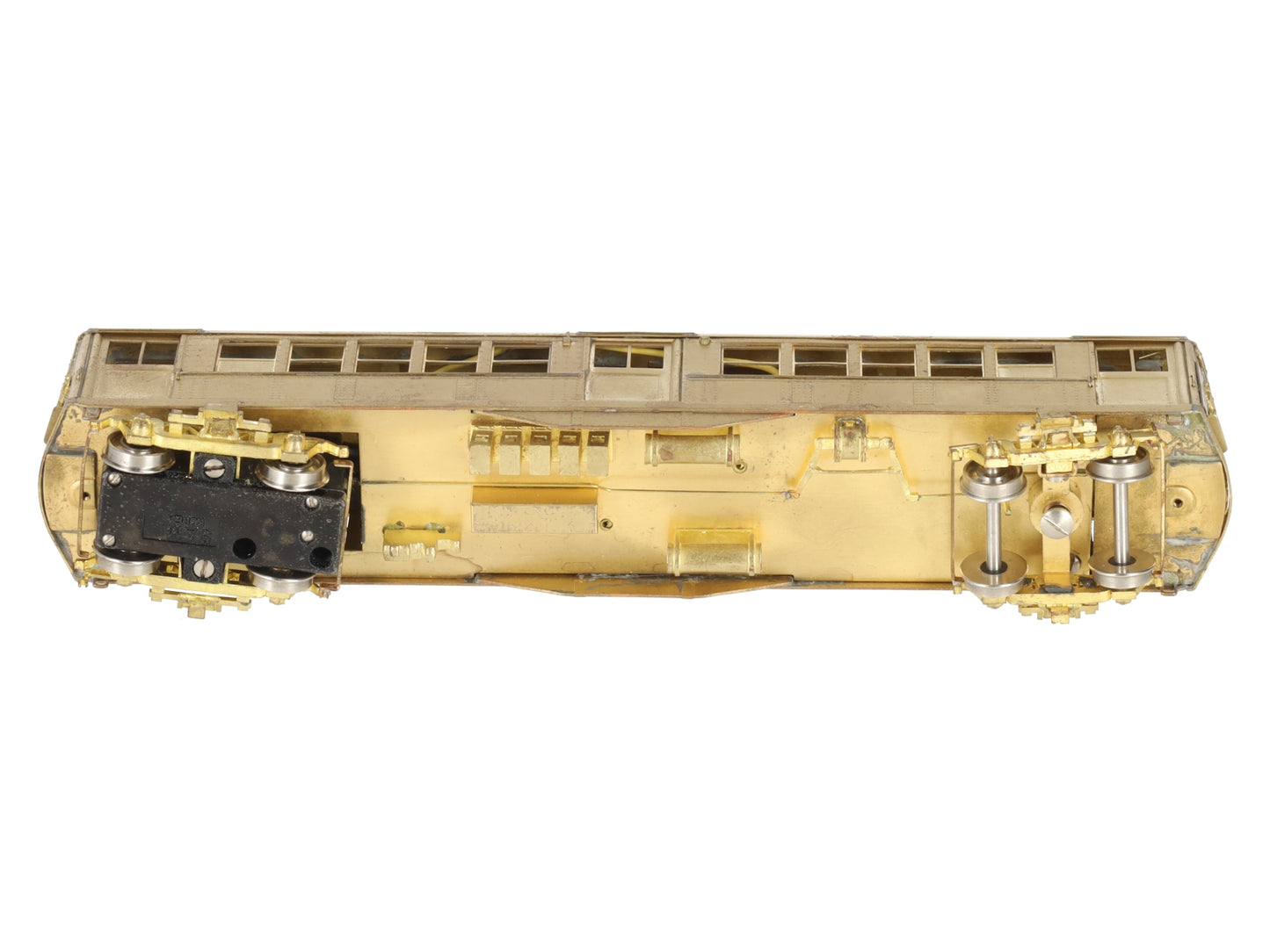 WP Car Corps HO Scale BRASS Powered IRT Low V Subway Car- Unpainted VG/Box
