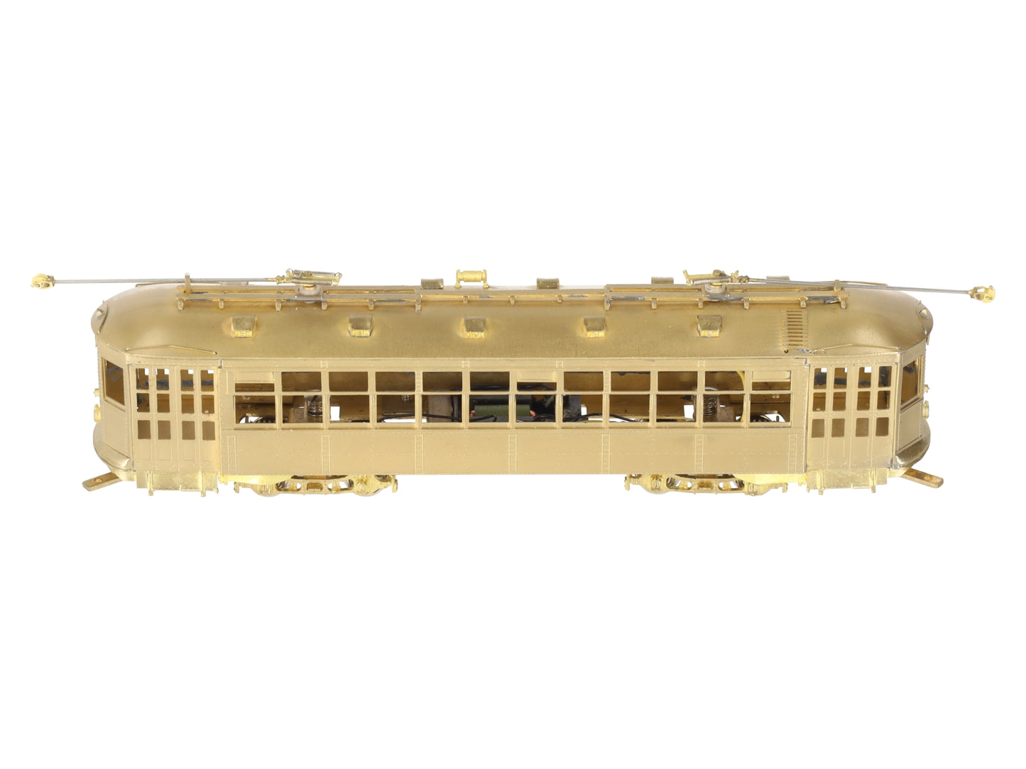 MTS Imports HO Scale BRASS Boston Type 5 Streetcar - Unpainted EX/Box