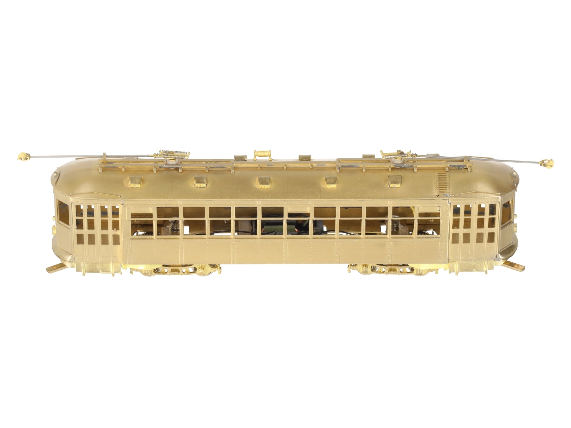 MTS Imports HO Scale BRASS Boston Type 5 Streetcar - Unpainted EX/Box