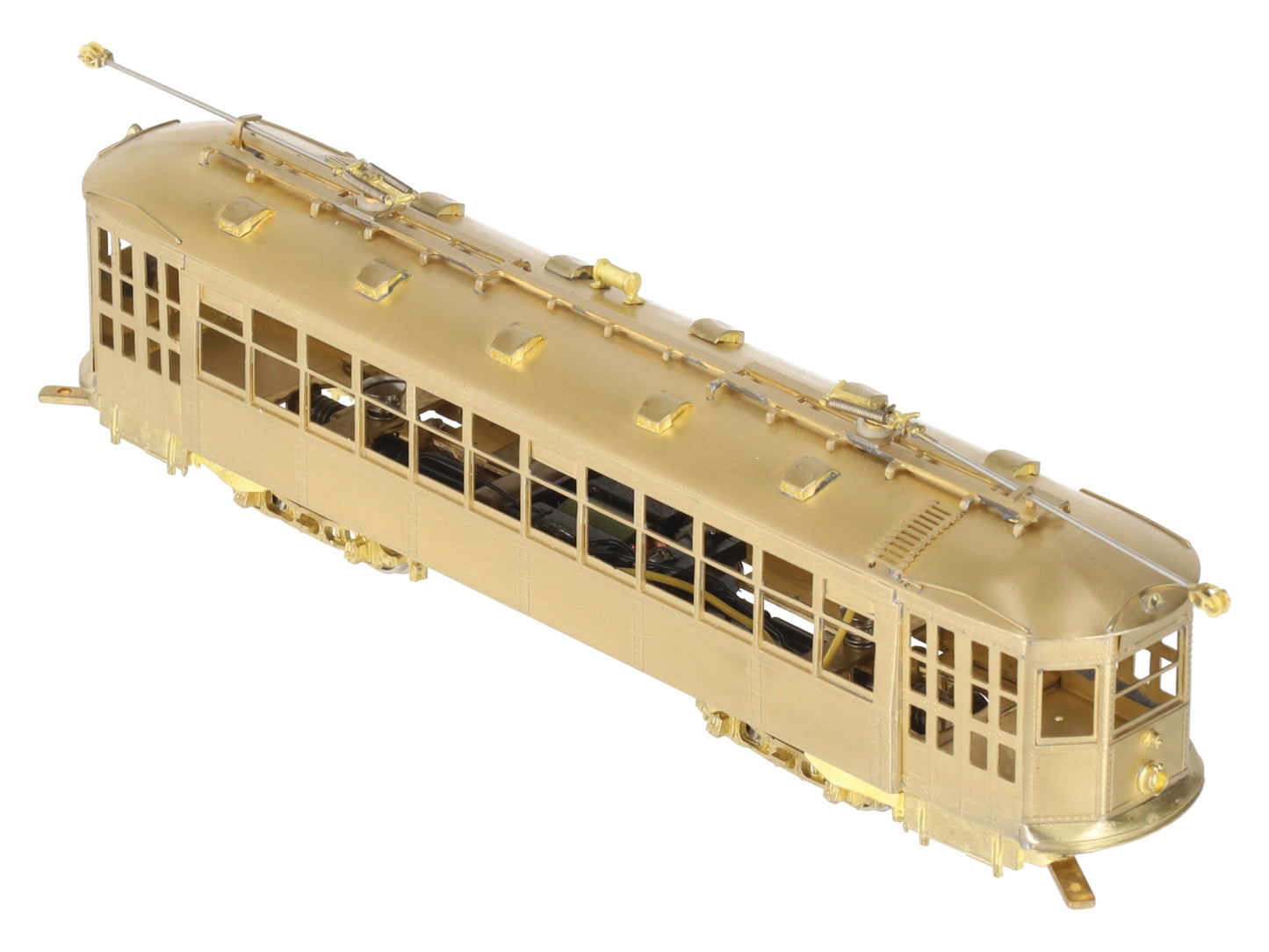 MTS Imports HO Scale BRASS Boston Type 5 Streetcar - Unpainted EX/Box